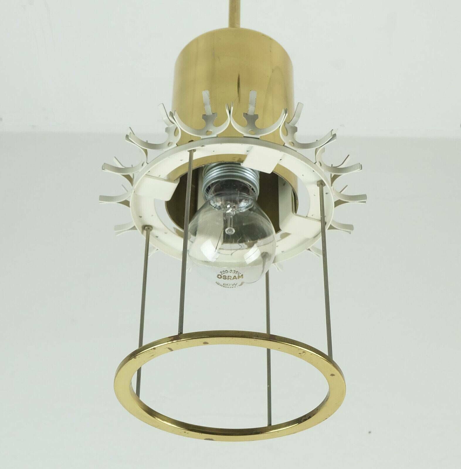 Lighting Vintage Light Doria Pendant Chandelier With 16 Glass Tubes 1960 photo