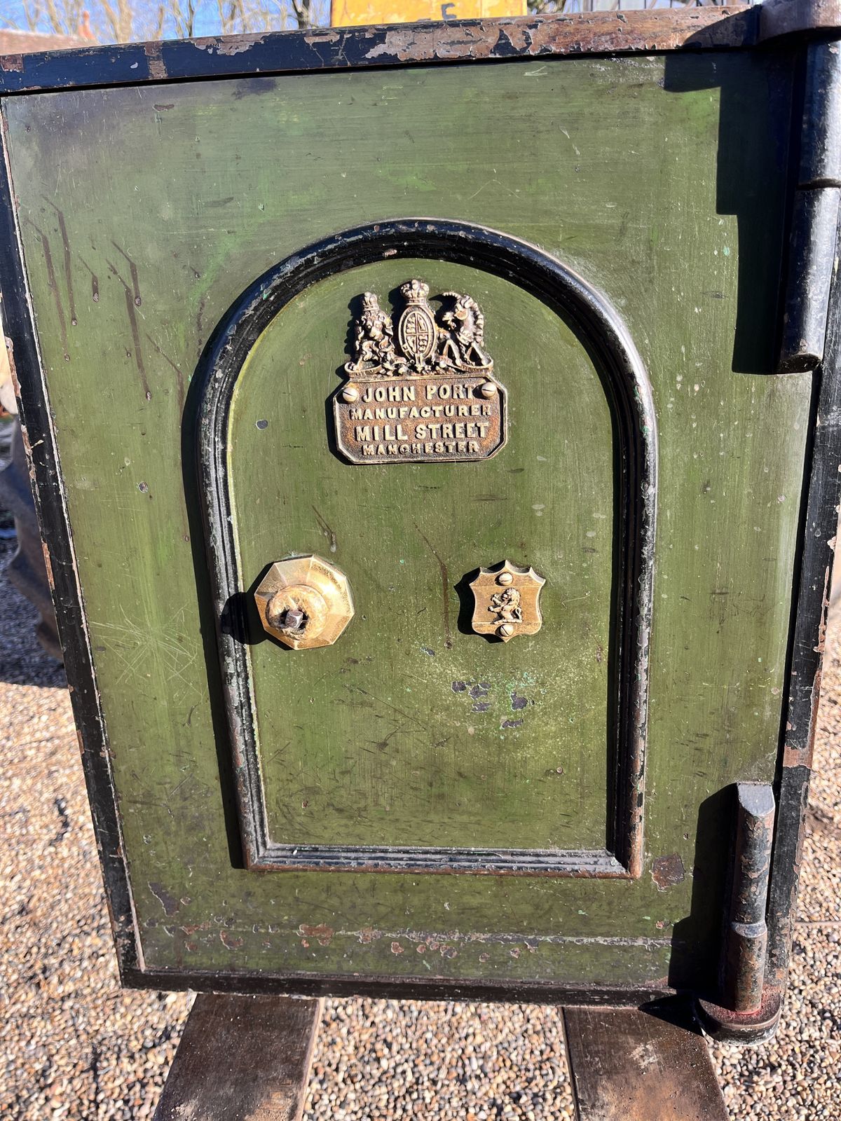 Vintage Safe photo Home Decor