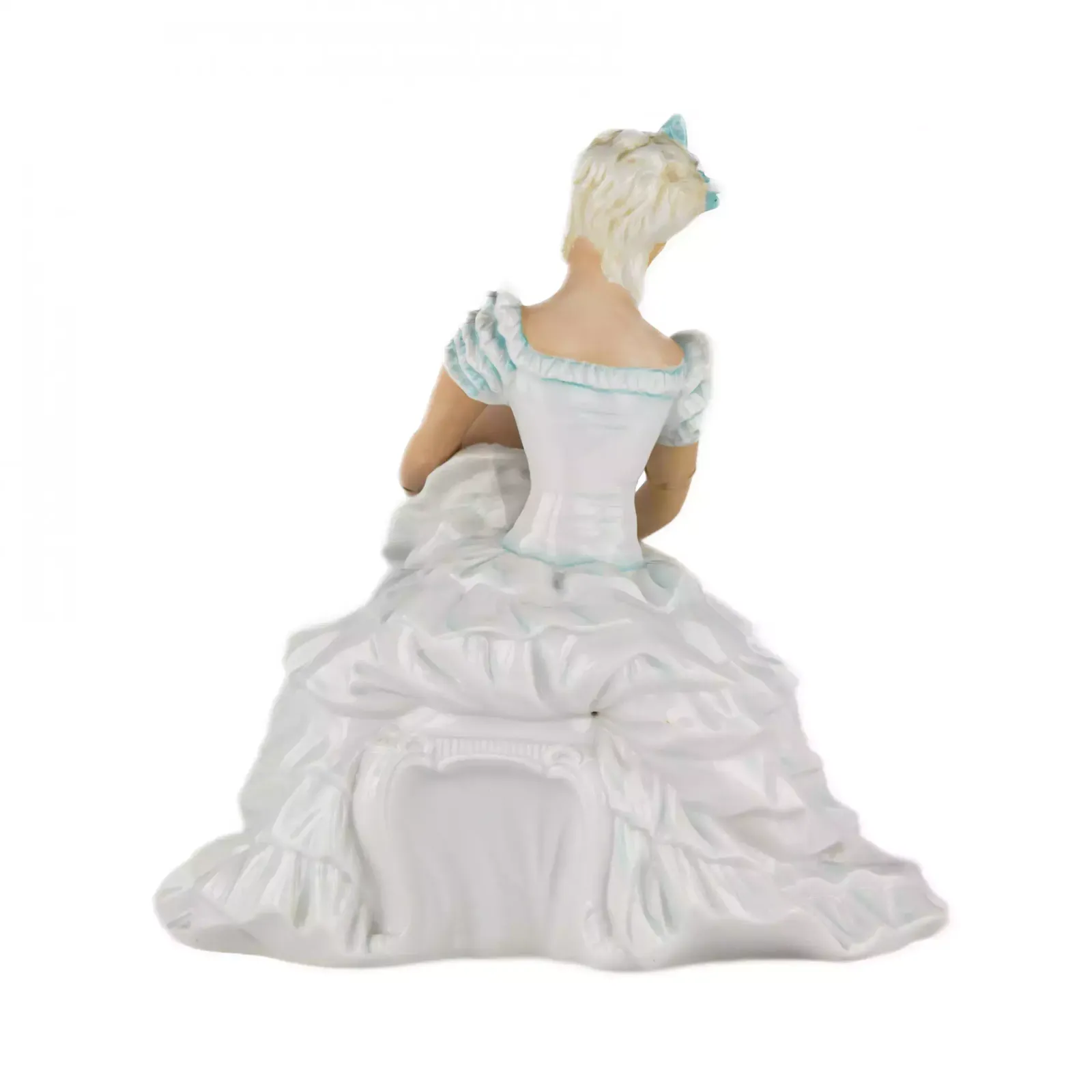 Porcelain Figurine. Ballerina. Unterweissbach. Germany. 1950 1960s photo 235.0