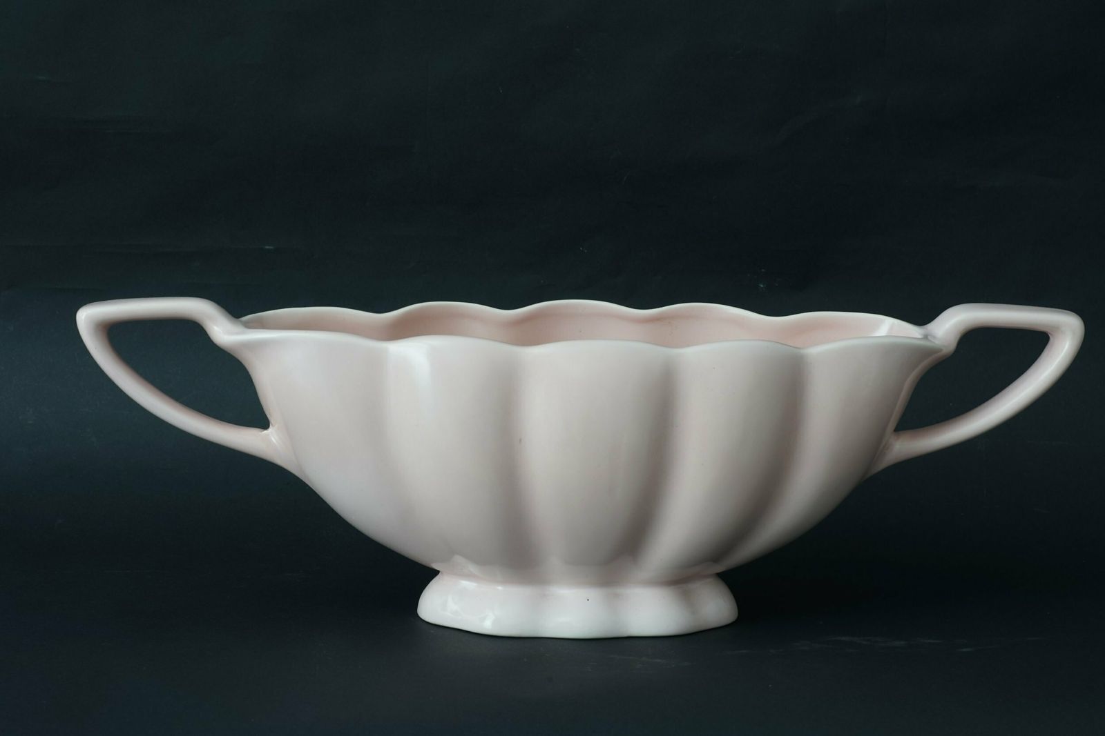 Pale Pink Mantle Vase In The Style Of Constance Spry photo for sale