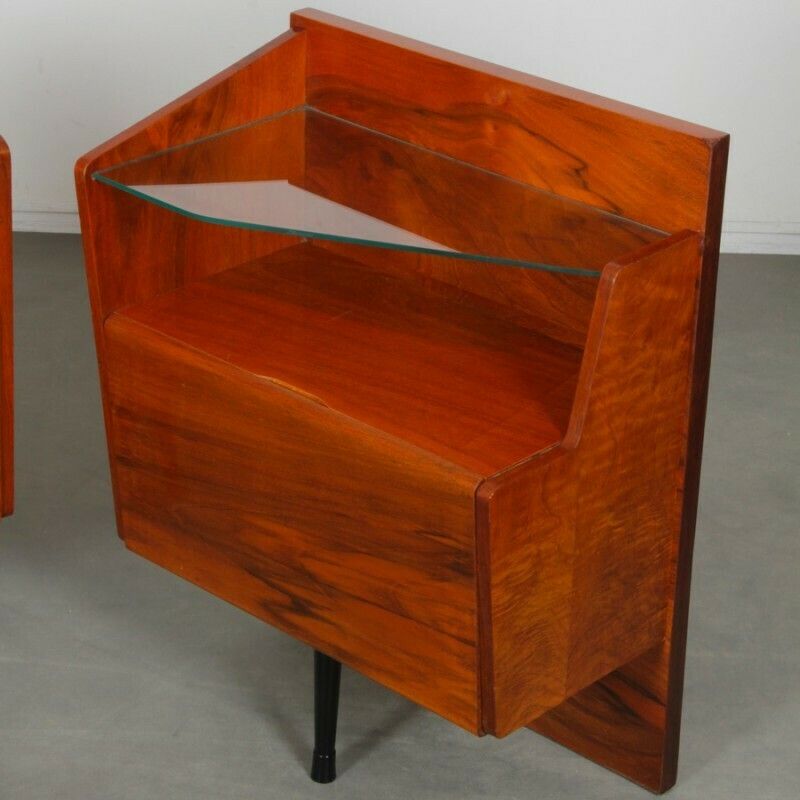 Pair Of Vintage Nightstands Dating From The 1960s photo furniture