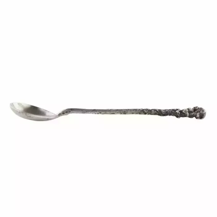 Russian, Silver Spoon Of Bear Cubs, Object Illustration “Mornings In A Pine Forest.” Early 20th Century. photo Home Decor