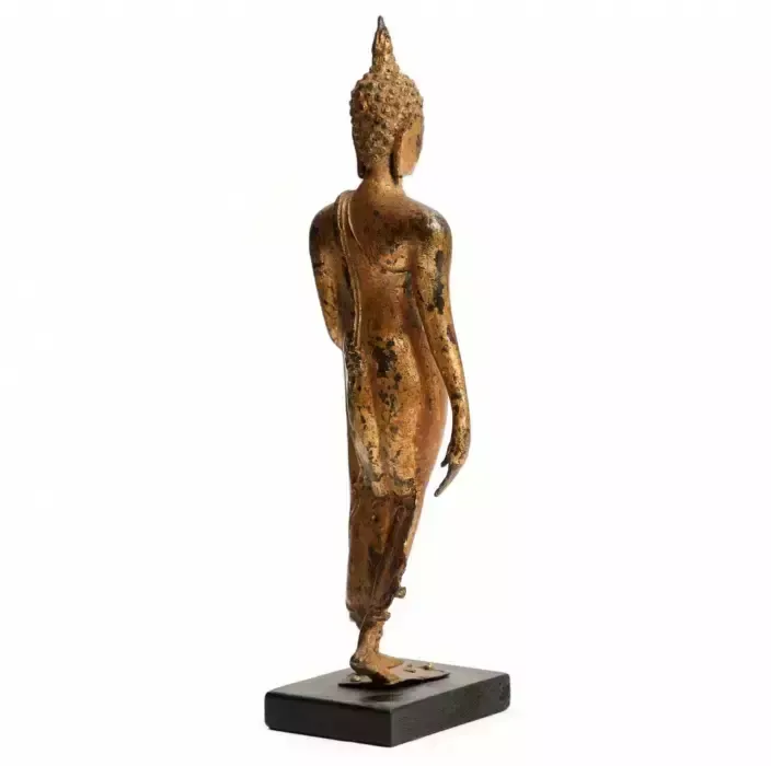 Figure Of The Walking Buddha. 19th Century photo furniture
