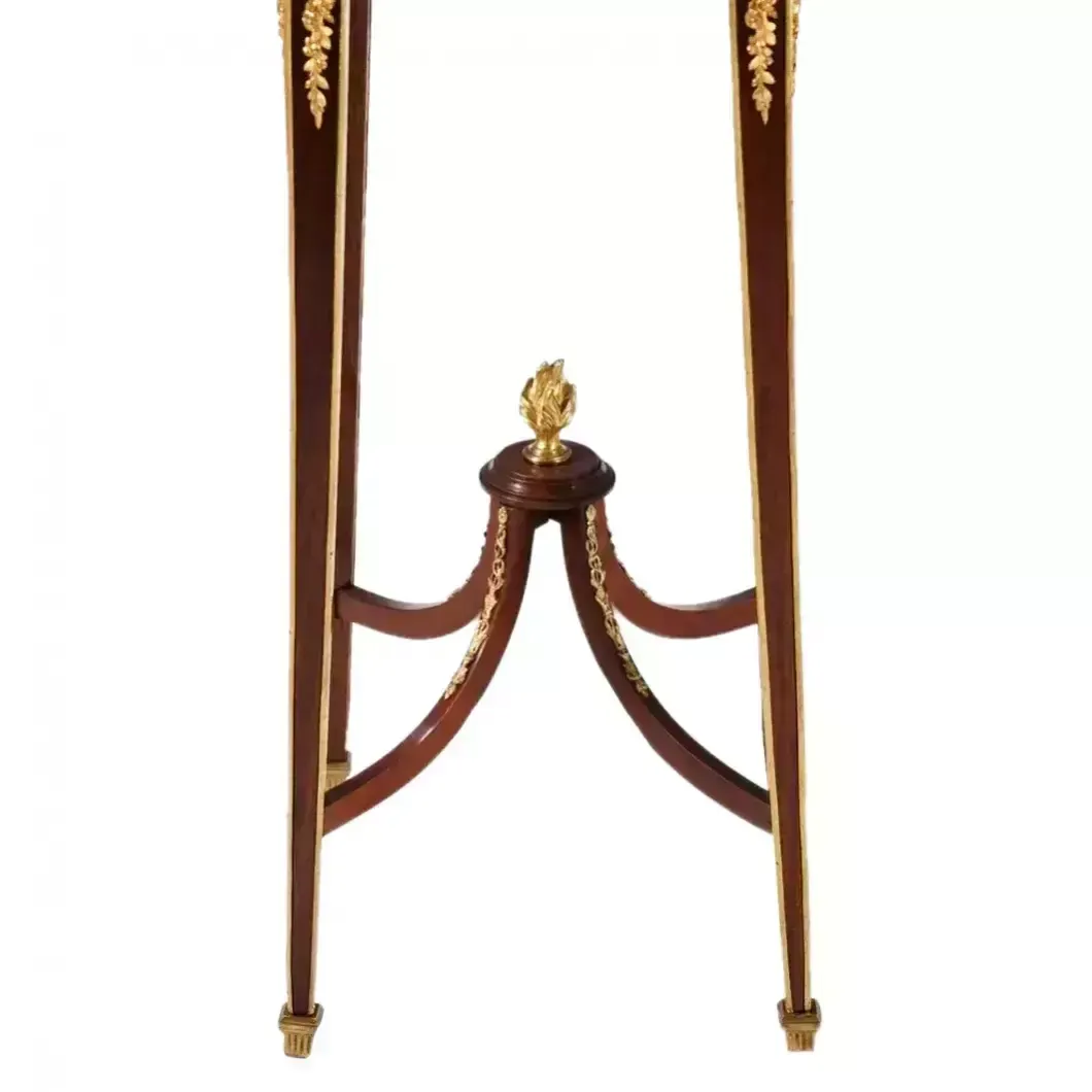 French Console In Mahogany And Gilded Bronze. In The Style Of Francois Linke. photo Furniture