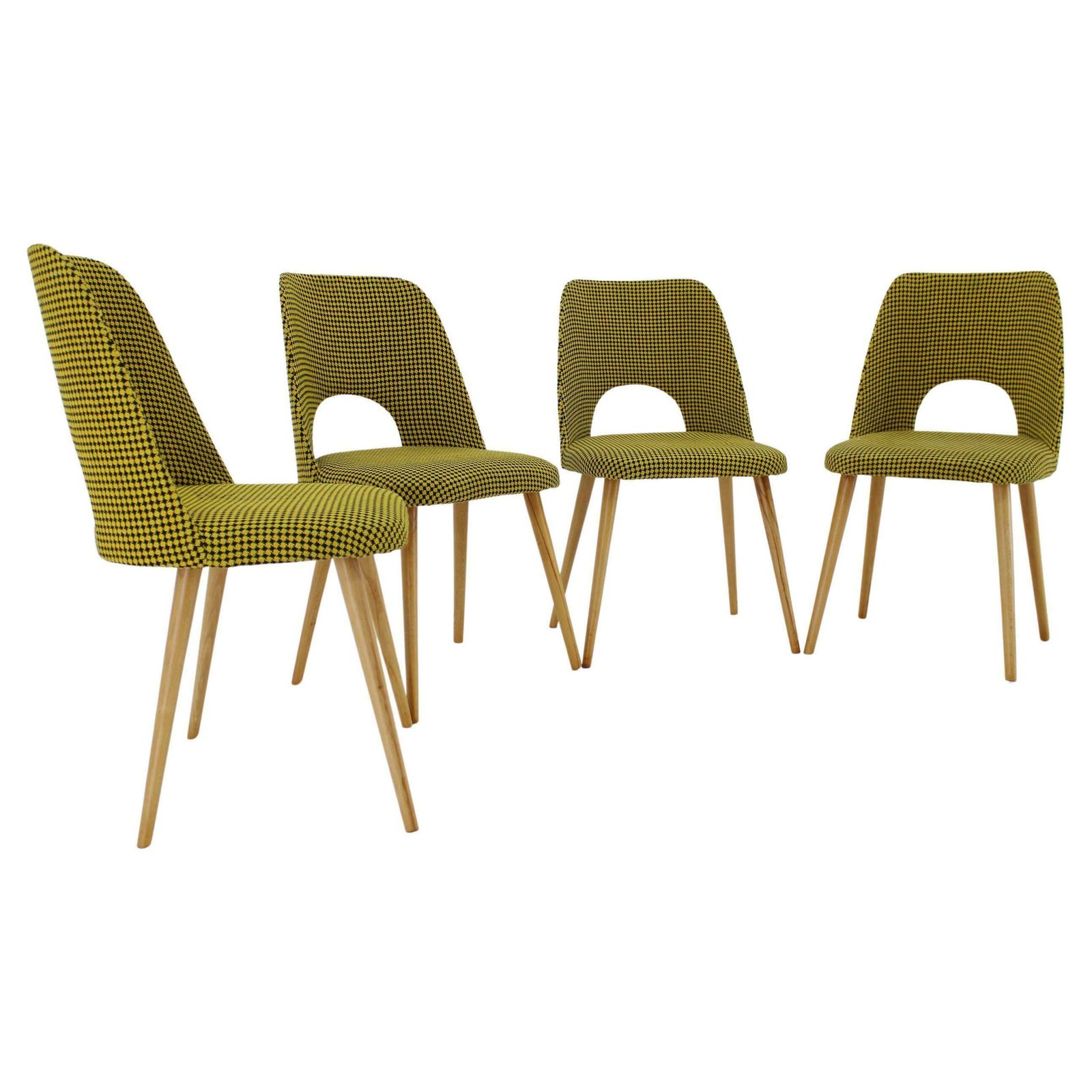 1960s Oswald Haerdtl, Set Of 4 Dining Chairs By Ton, Czechoslovakia