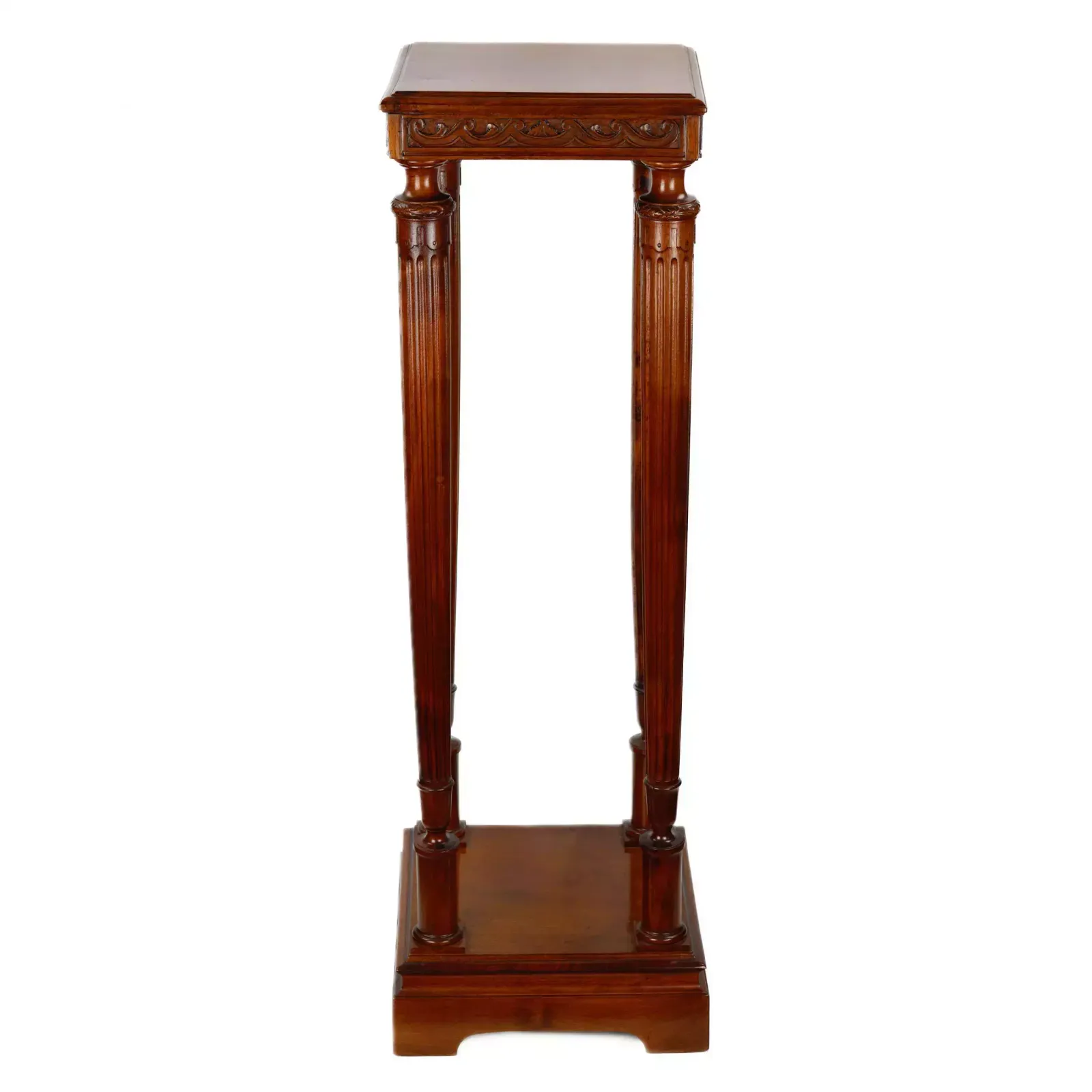 Wooden Console Made Of Solid Walnut In Art Deco Style. Early 20th Century. photo furniture