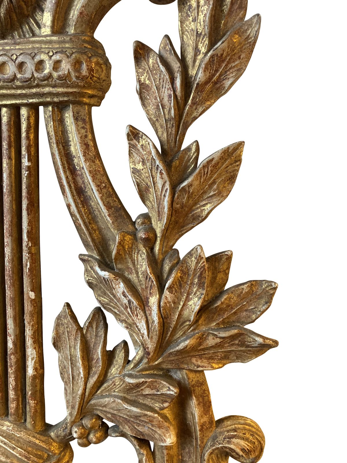 A Large Pair Of French Giltwood Lire Shaped Sconces photo 1652.0