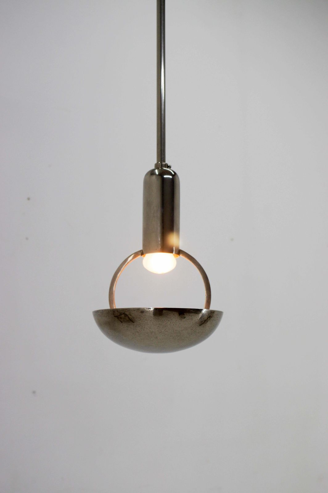 Rare Bauhaus / Functionalist Pendant, 1930s, Restored photo for sale