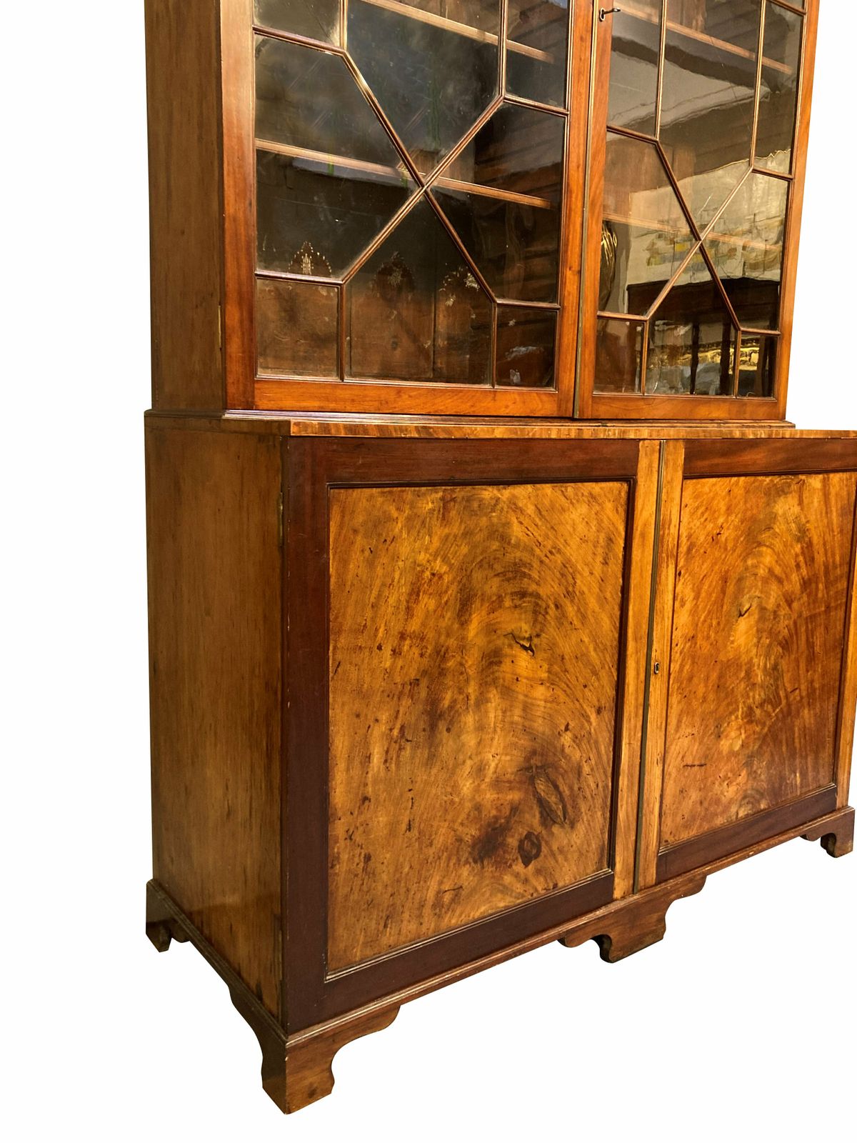 photo buy A Large English George III Mahogany Bookcase
