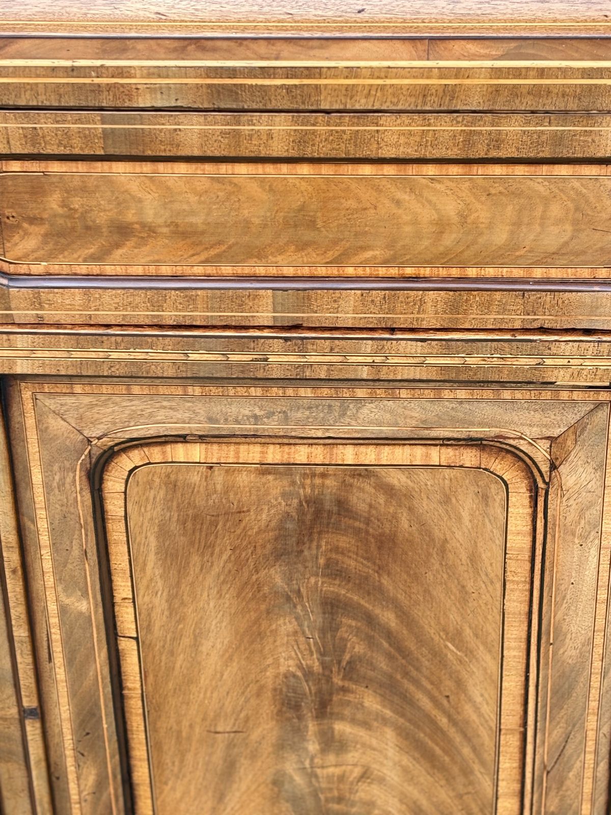 18th Century George III Period Mahogany Pedestal Sideboard photo vinterior