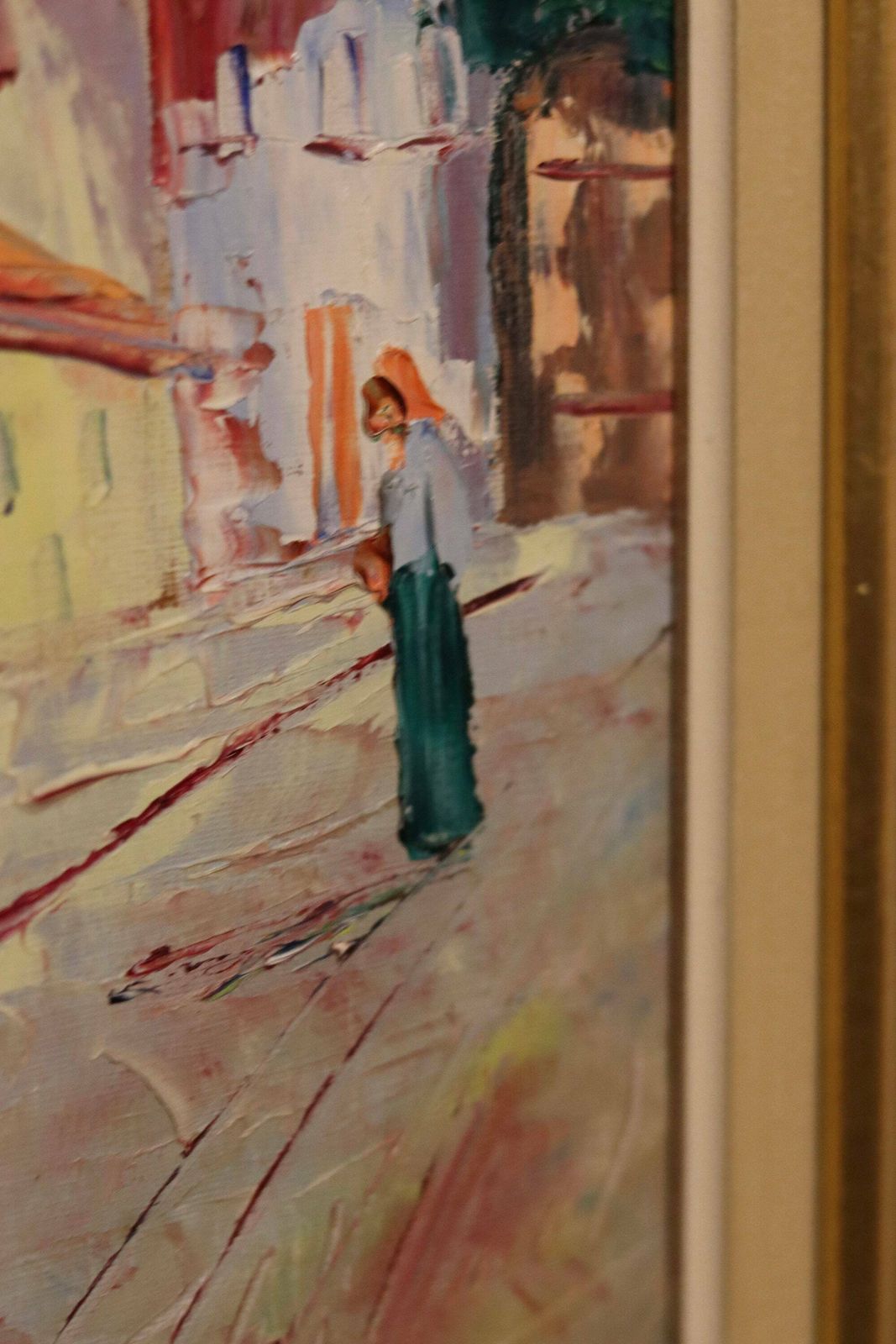 Swedish Modernist Oil Painting By Charles Schölander Circa 1950 photo Art