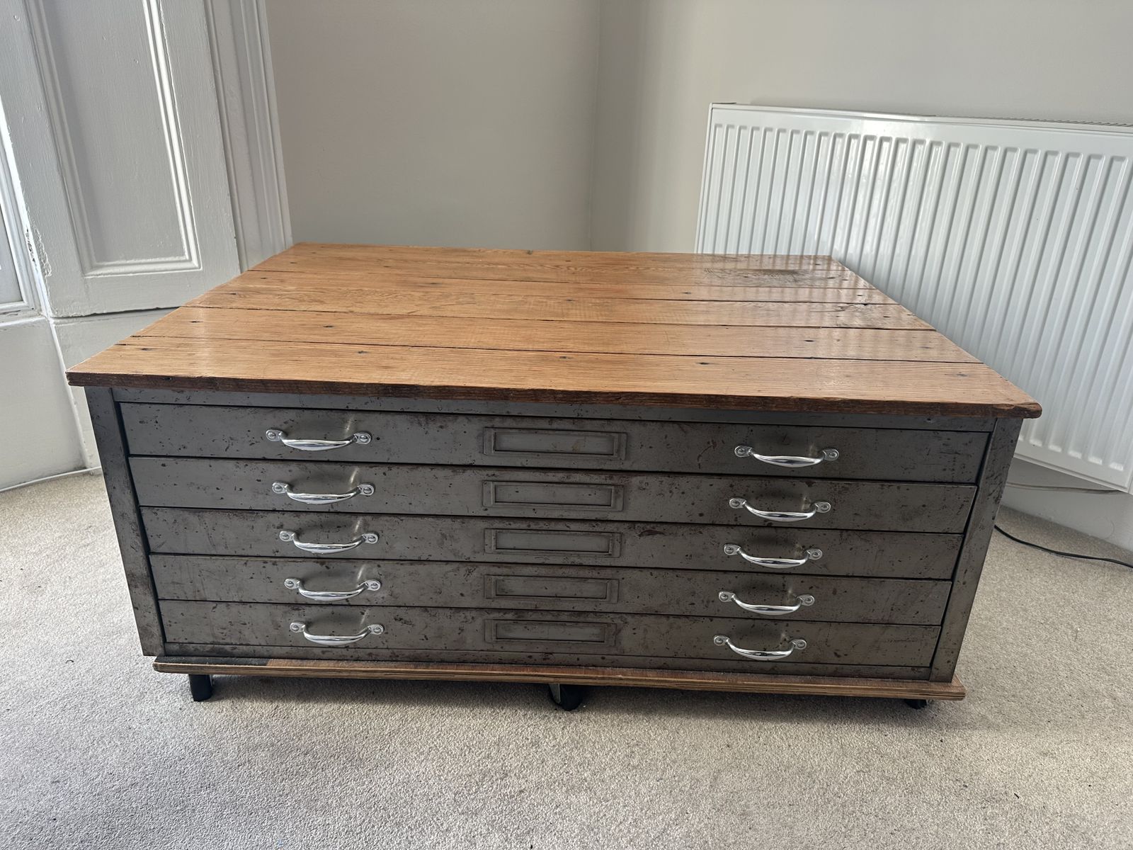 Vintage Chest Of Drawers From Old Cinema photo 620.0