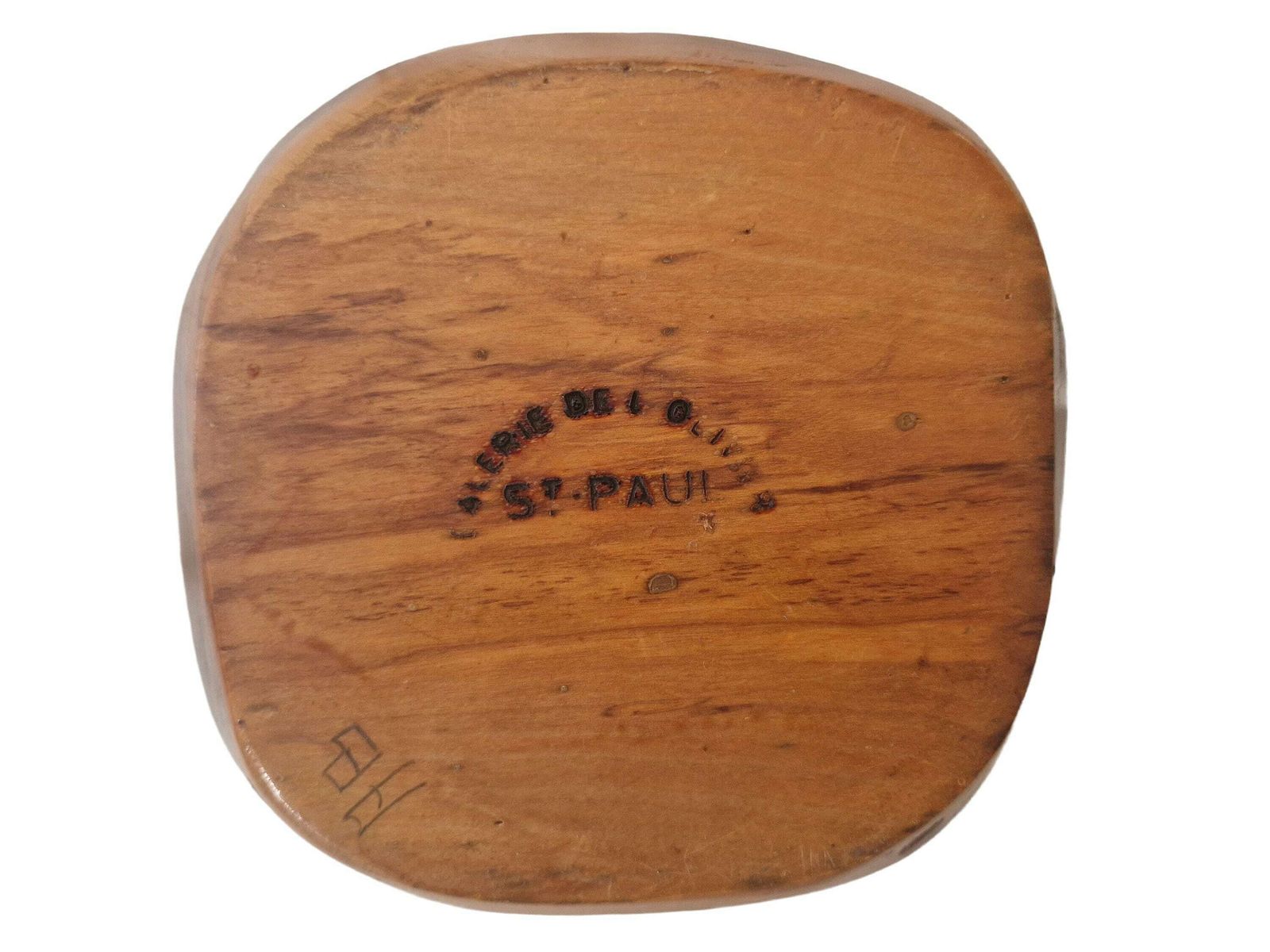 photo for sale Olive Wood Salad Bowl By Galerie De St Paul Art Studios, 1960s Decorative Basket, Mid Century Modern Home Decor