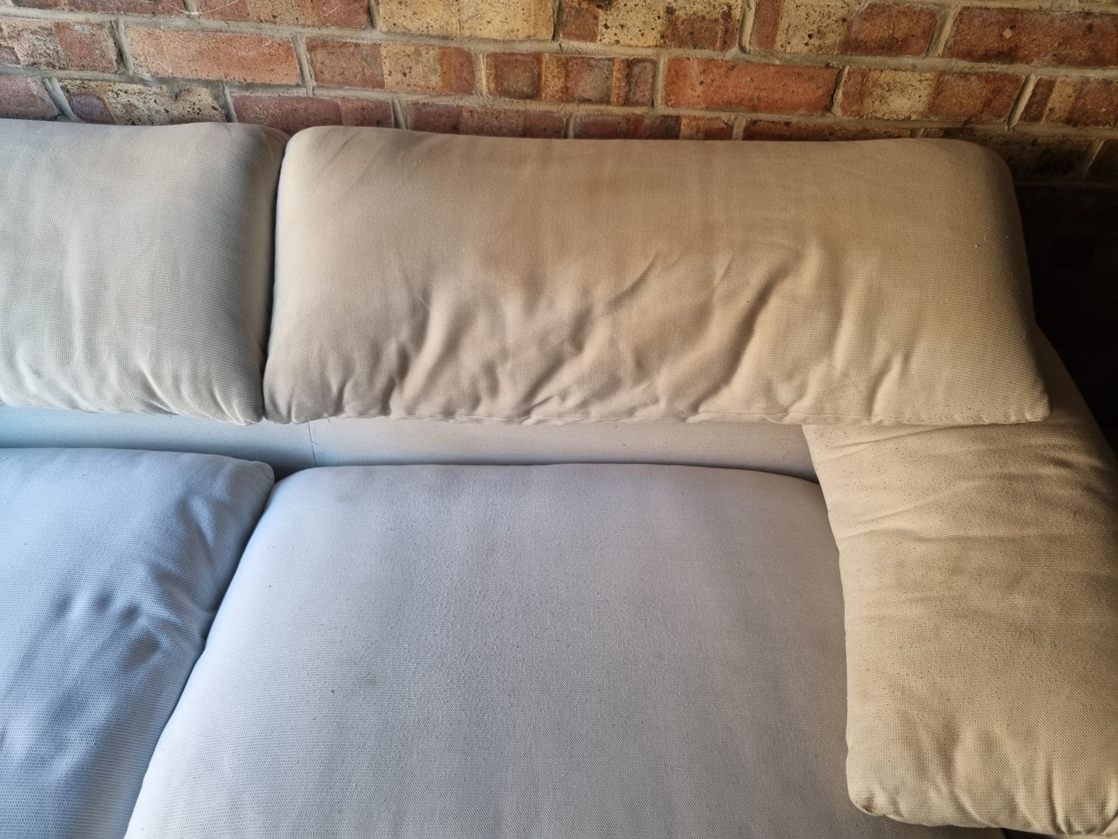 Cassina Maralunga 2 Seater Sofa In Original Ecru Off White Upholstery photo 1800.0