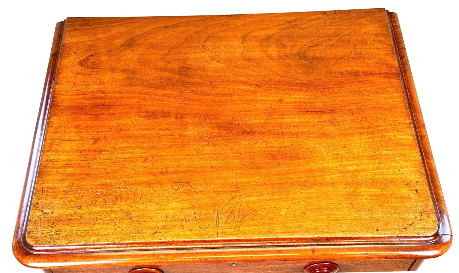 photo furniture 19th Century Victorian Mahogany Chest Of Drawers (England, Circa 1850)