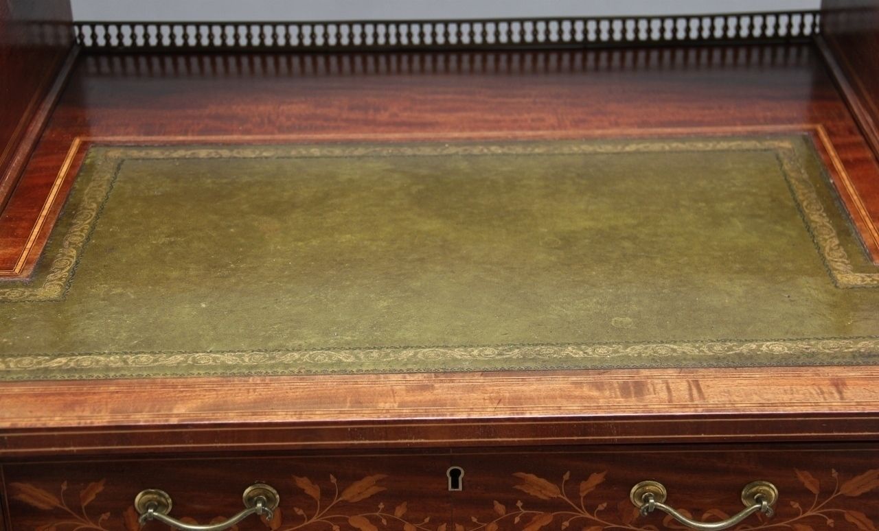 photo buy 19th Century Inlaid Mahogany Desk