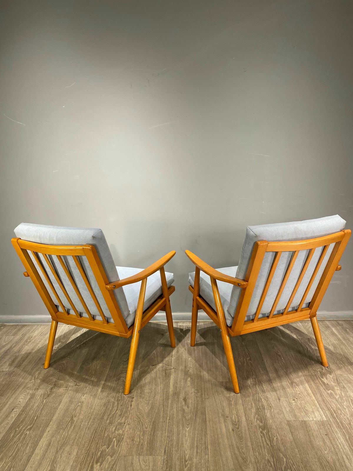 Para Lekkich Foteli Ton Vintage Czechy 60' photo Furniture