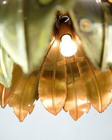 Ceiling Lamp Known As "Onion"  Made In Brass By Sven Aage Holm Sørensen From 1960s photo for sale