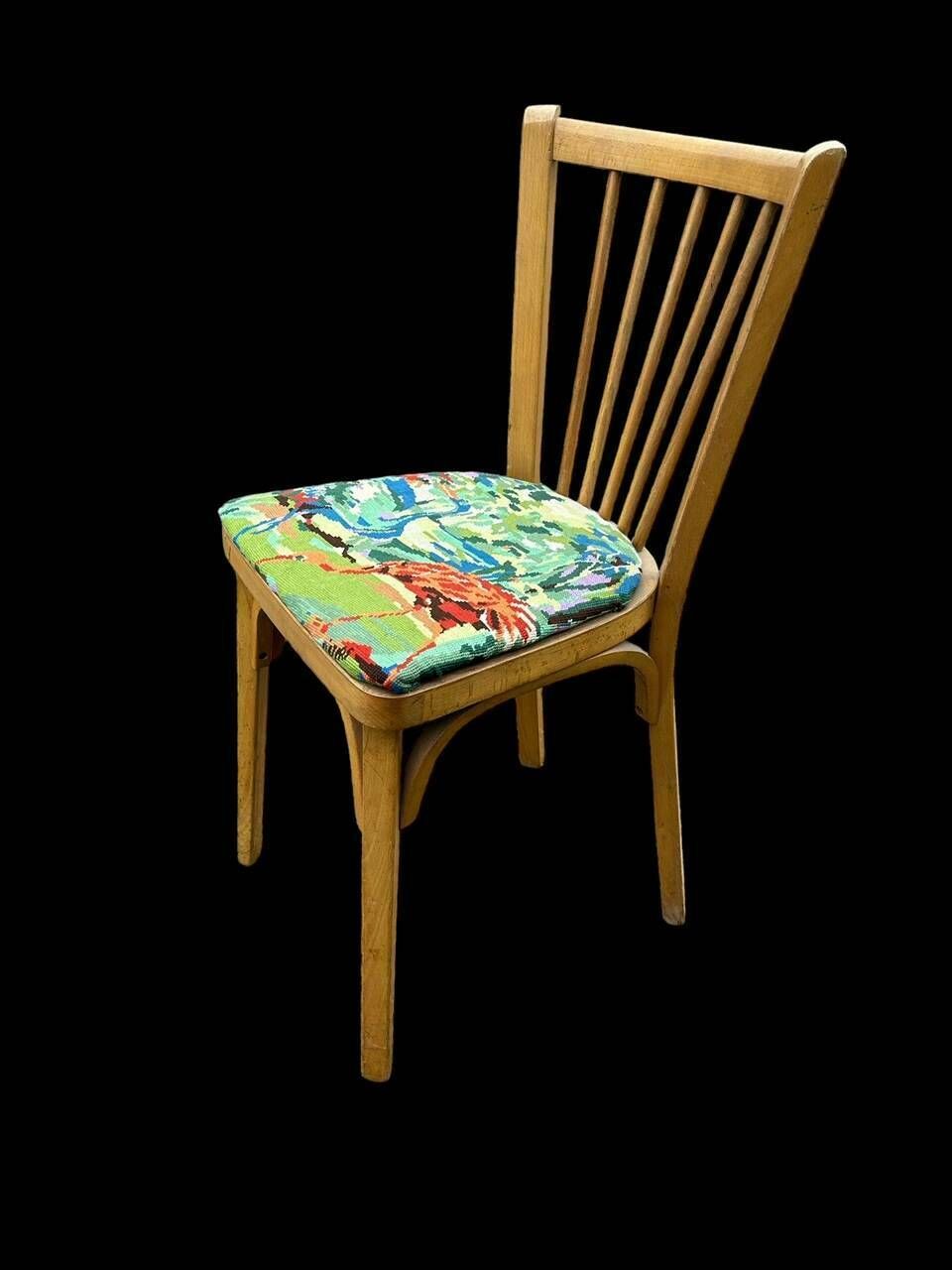 Reupholstered Baumann Chair, 1950s photo Furniture