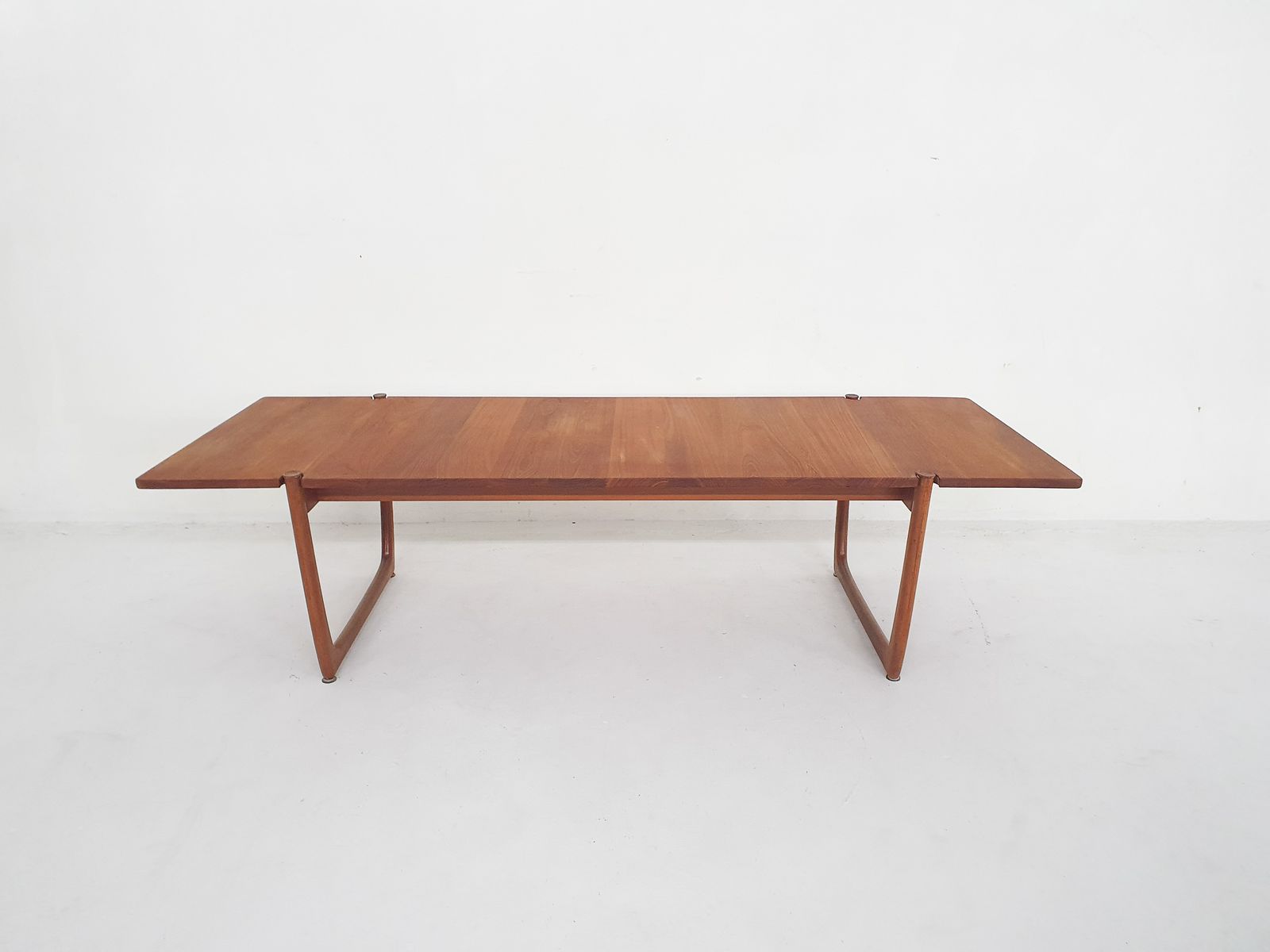 Grote Teakhouten Salontafel Van Peter Hvidt En Orla Mølgaard Nielsen, Model Fd 575, Voor France And Son, Denemarken, Ca. Jaren 1950 photo for sale