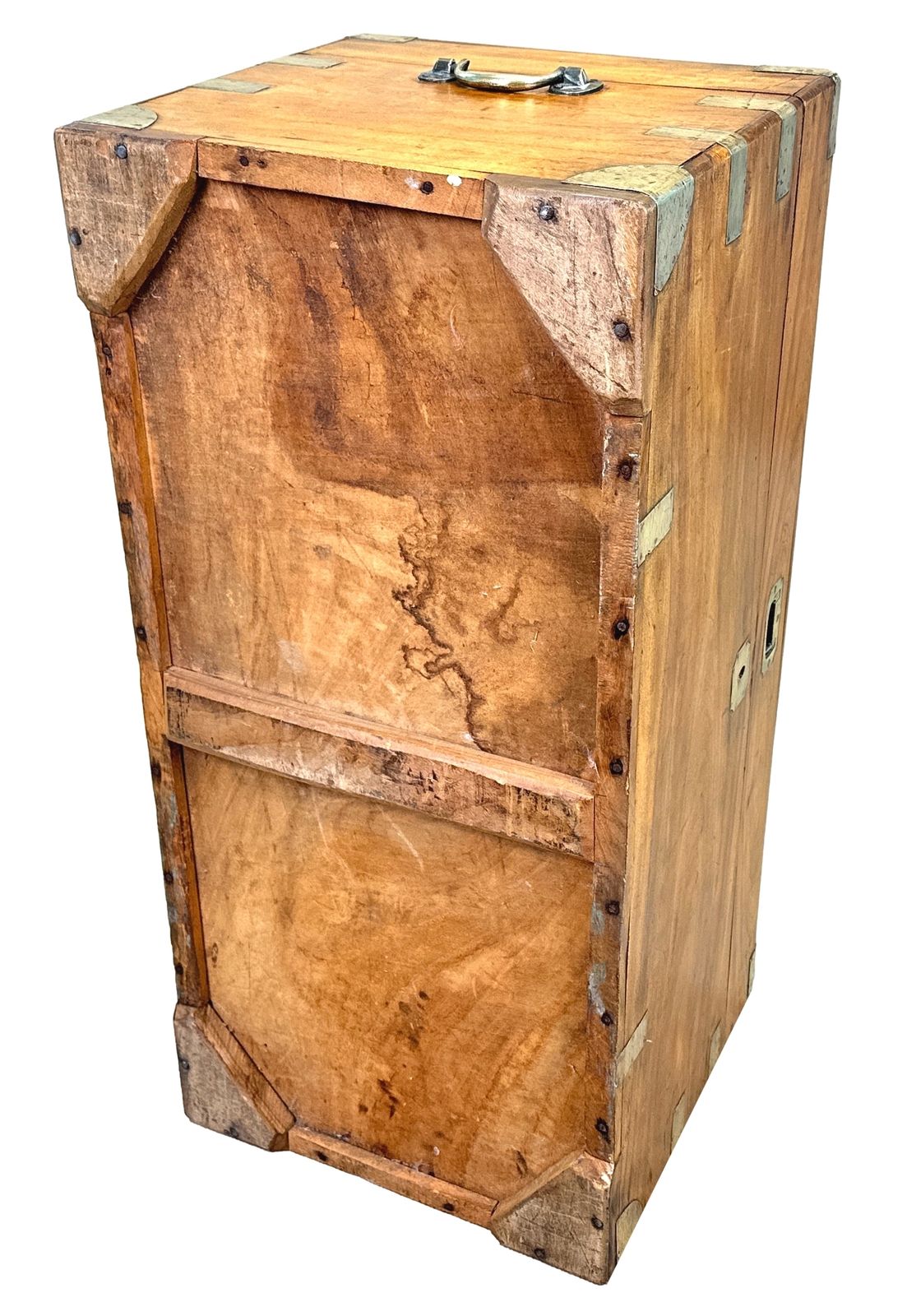 photo furniture Small 19th Century Camphor Wood Campaign Trunk (England, Circa 1860)