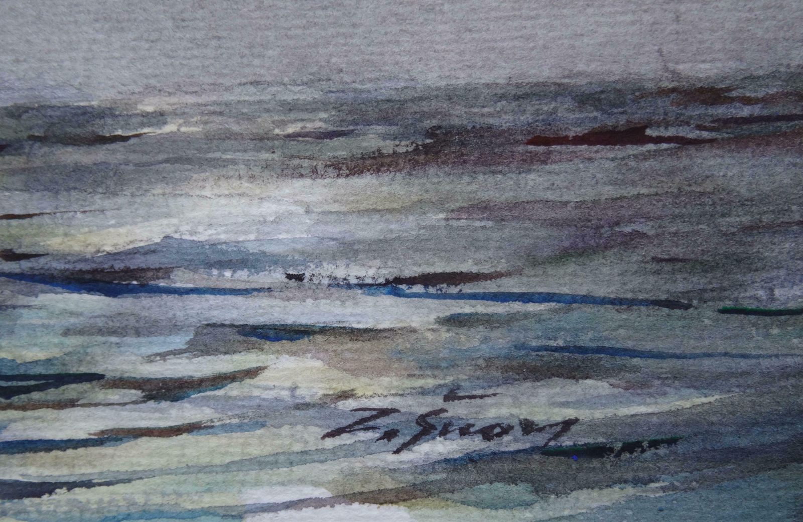 Zigmunds Snore Sailboats I. Watercolor On Paper, photo furniture