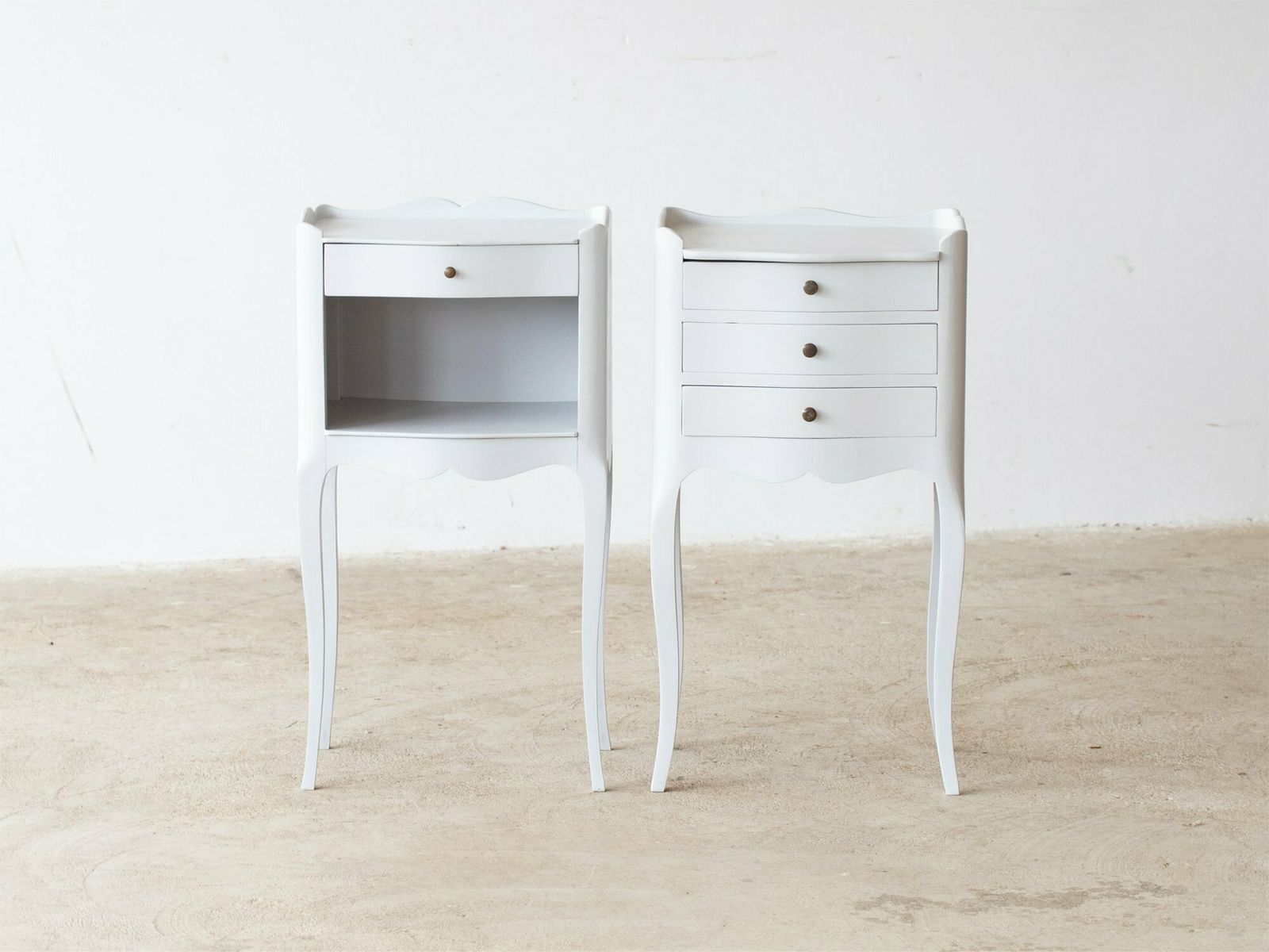French Painted Bedside Tables, Mid 20th Century photo furniture
