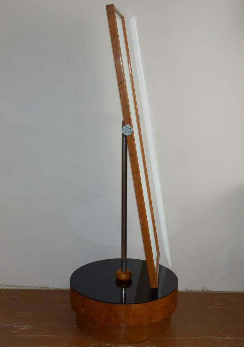 1930s Large Antique Floor Hinged Mirror By Halabala For Up Zavody photo for sale