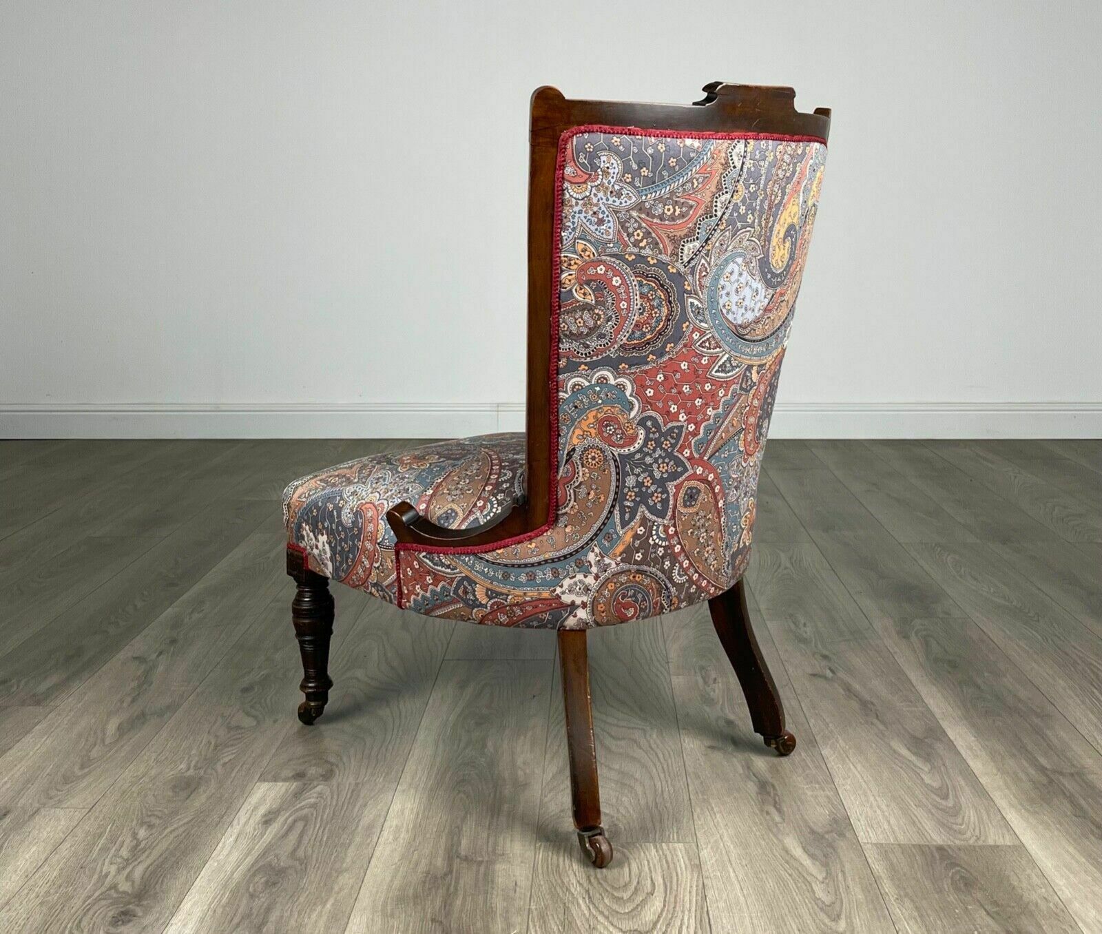 Antique 20th Century Nursing Chair / Armchair In Mahogany photo for sale