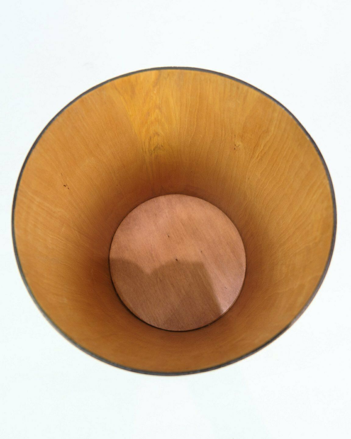 Paper Basket In Teak For Servex, Sweden From 1960s photo for sale