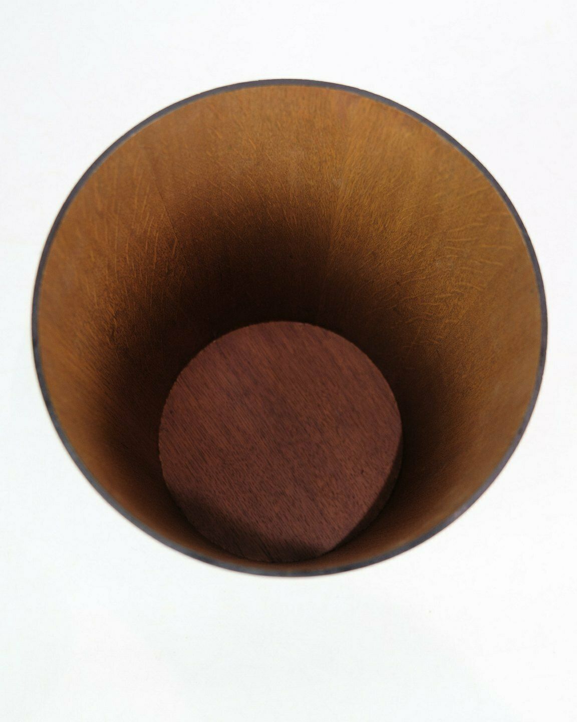 Paper Basket In Teak For Servex, Sweden From 1960s photo for sale