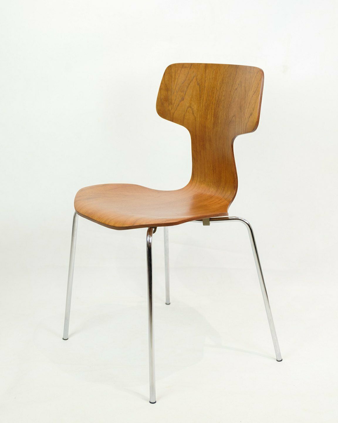 Set Of Four Dining Chairs In Teak By Arne Jacobsen For Fritz Hansen From 1960s photo Furniture