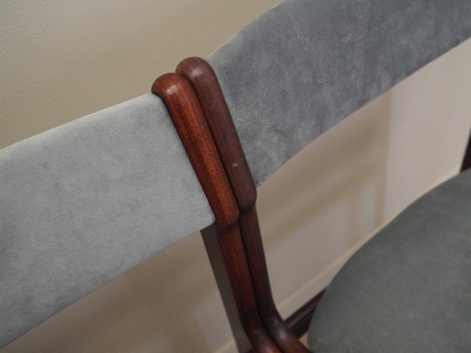 Set Of Four Mahogany Chairs, Danish Design, 1970s, Manufacture: Denmark photo buy