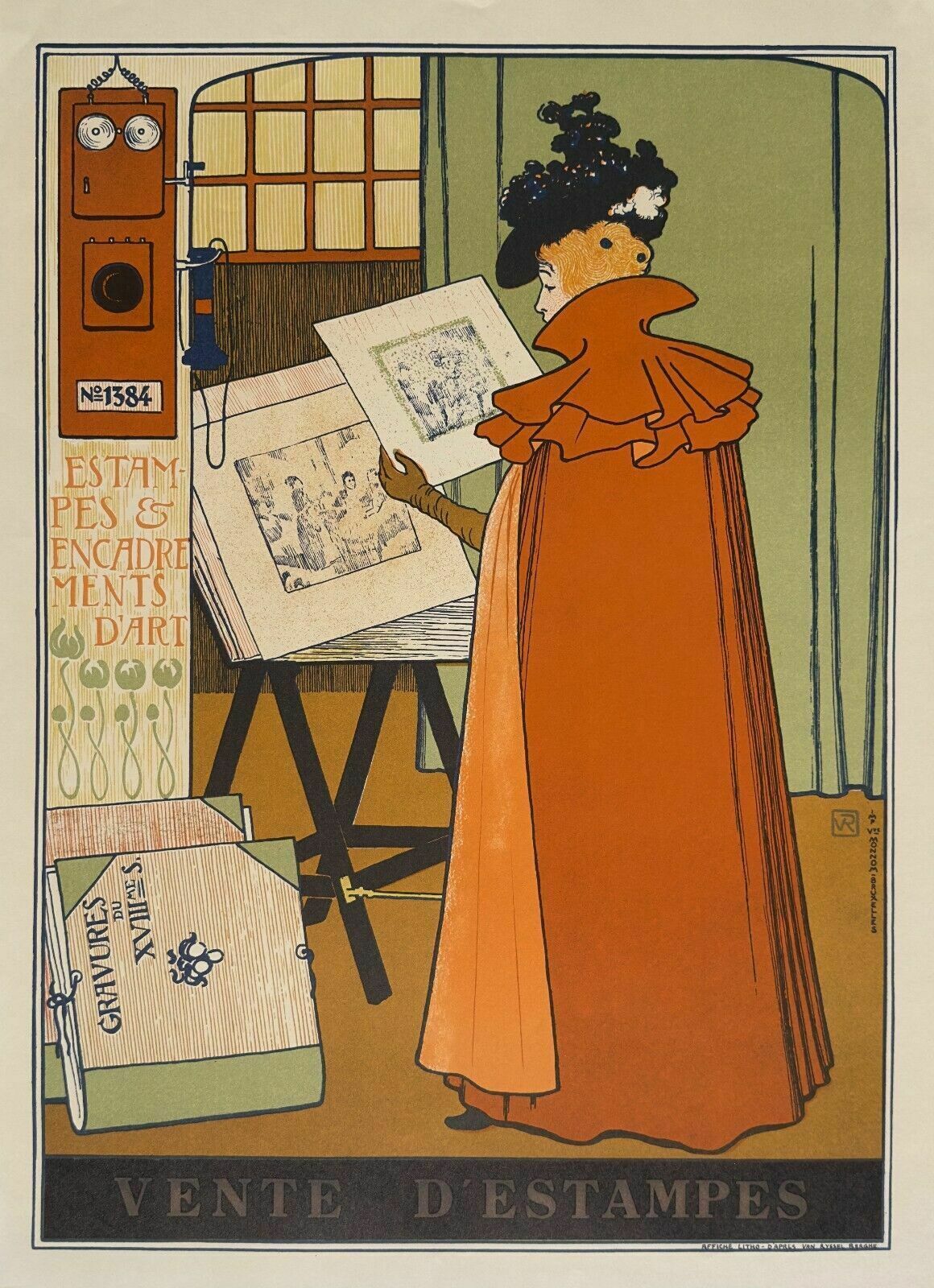 Théo Van Rysselberghe Belgian Painter   Poster Lithograph Prints Advertising