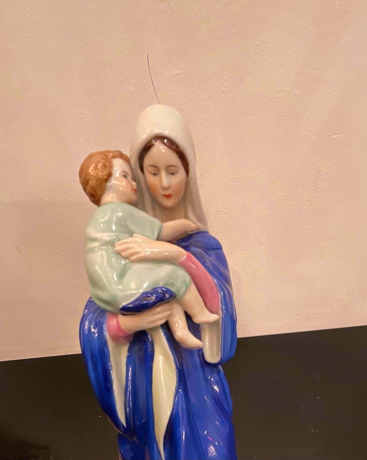 Kister Schibe Alsbach   Madonna Con Bambino   Porcellana Del 1940 photo furniture