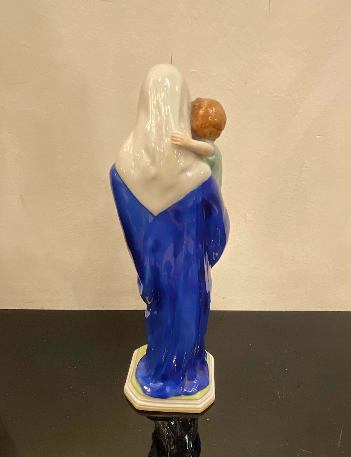 Kister Schibe Alsbach   Madonna Con Bambino   Porcellana Del 1940 photo vinterior