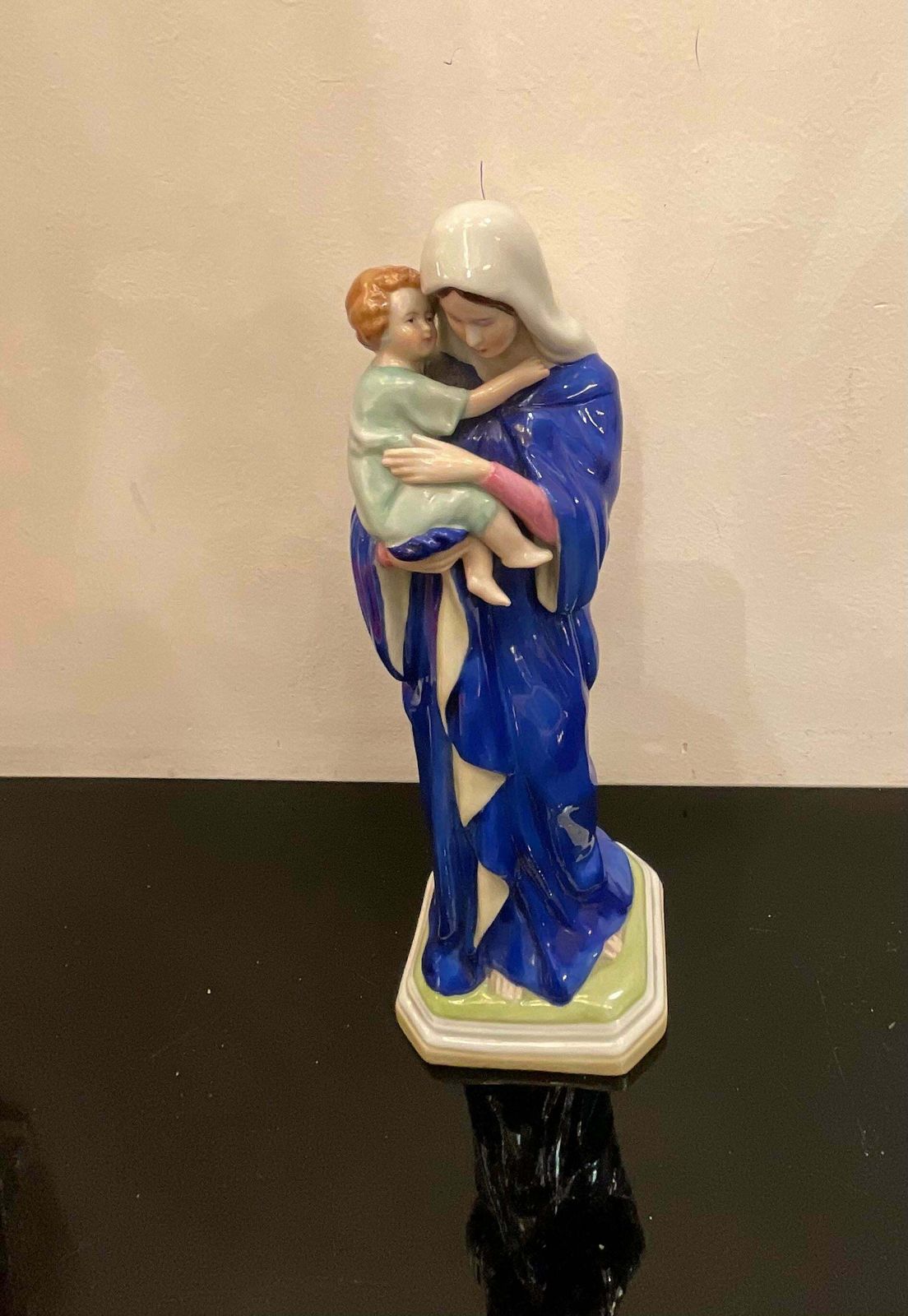 Kister Schibe Alsbach   Madonna Con Bambino   Porcellana Del 1940 photo buy