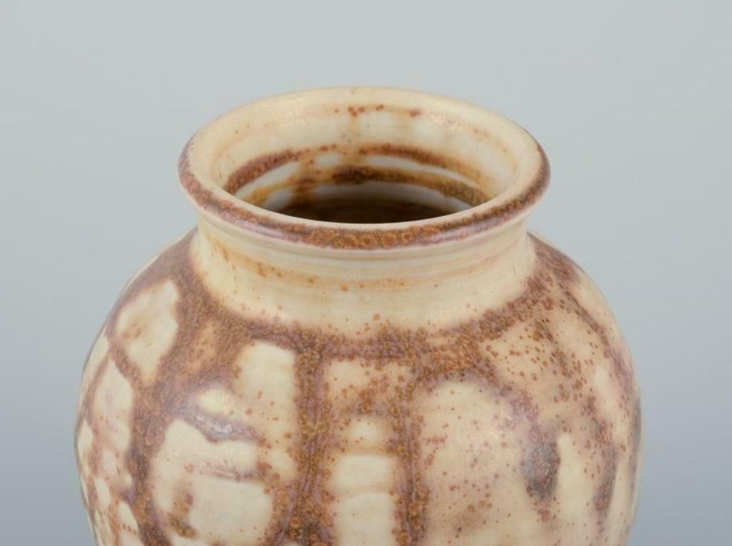 Elly Kuch And Wilhelm Kuch. Unique Ceramic Vase. 1980s photo vinterior