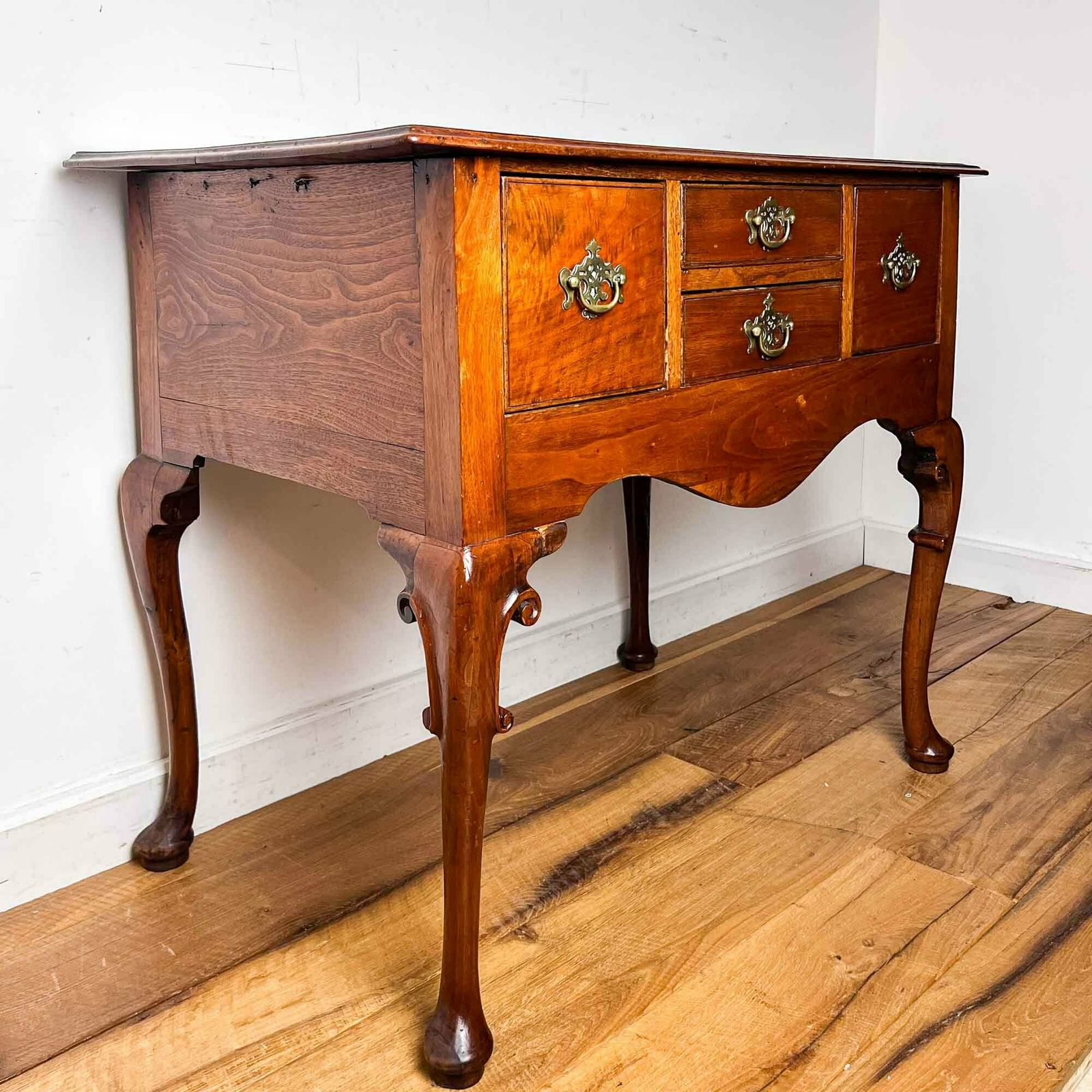 Georgian Fruitwood And Oak Lowboy photo furniture