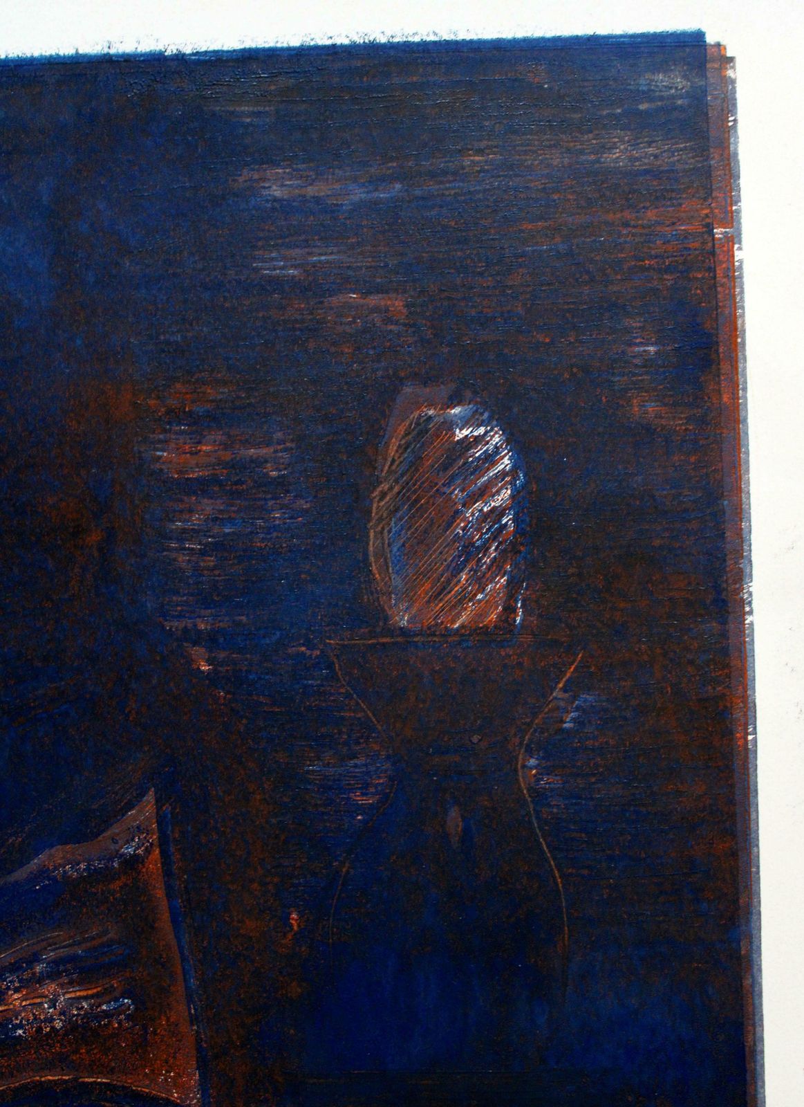 Dzidra Ezergaile Poet L. Strelevits Portrait, Paper, Screen Print 1972 photo vinterior