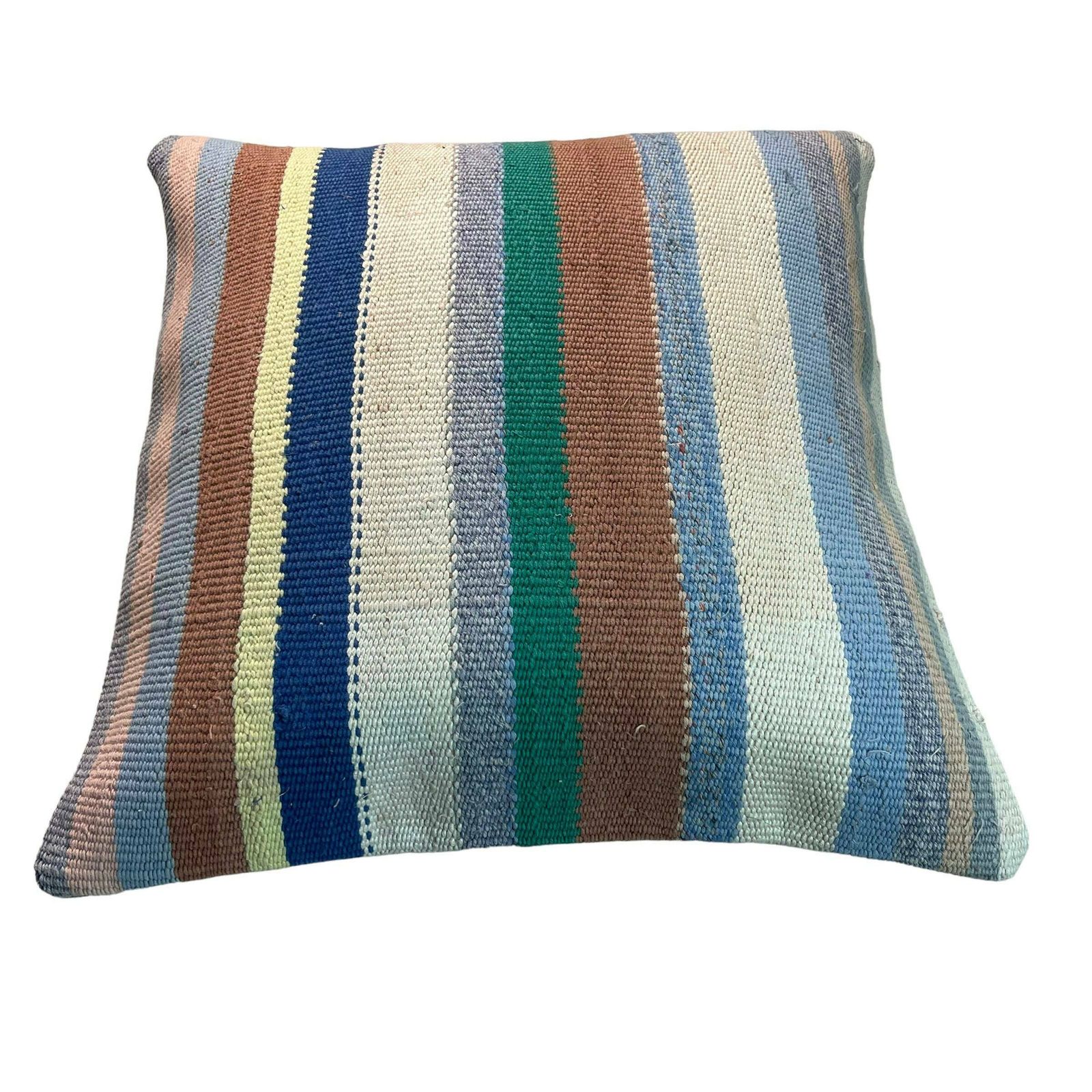 Ethnic Kilim Pillow, 18x18 Pillow Cover, Bohemian Kilim Pillow, Handwoven Kilim Pillow, Sofa Throw Pillow, Meditation Kilim Cover photo 72.0