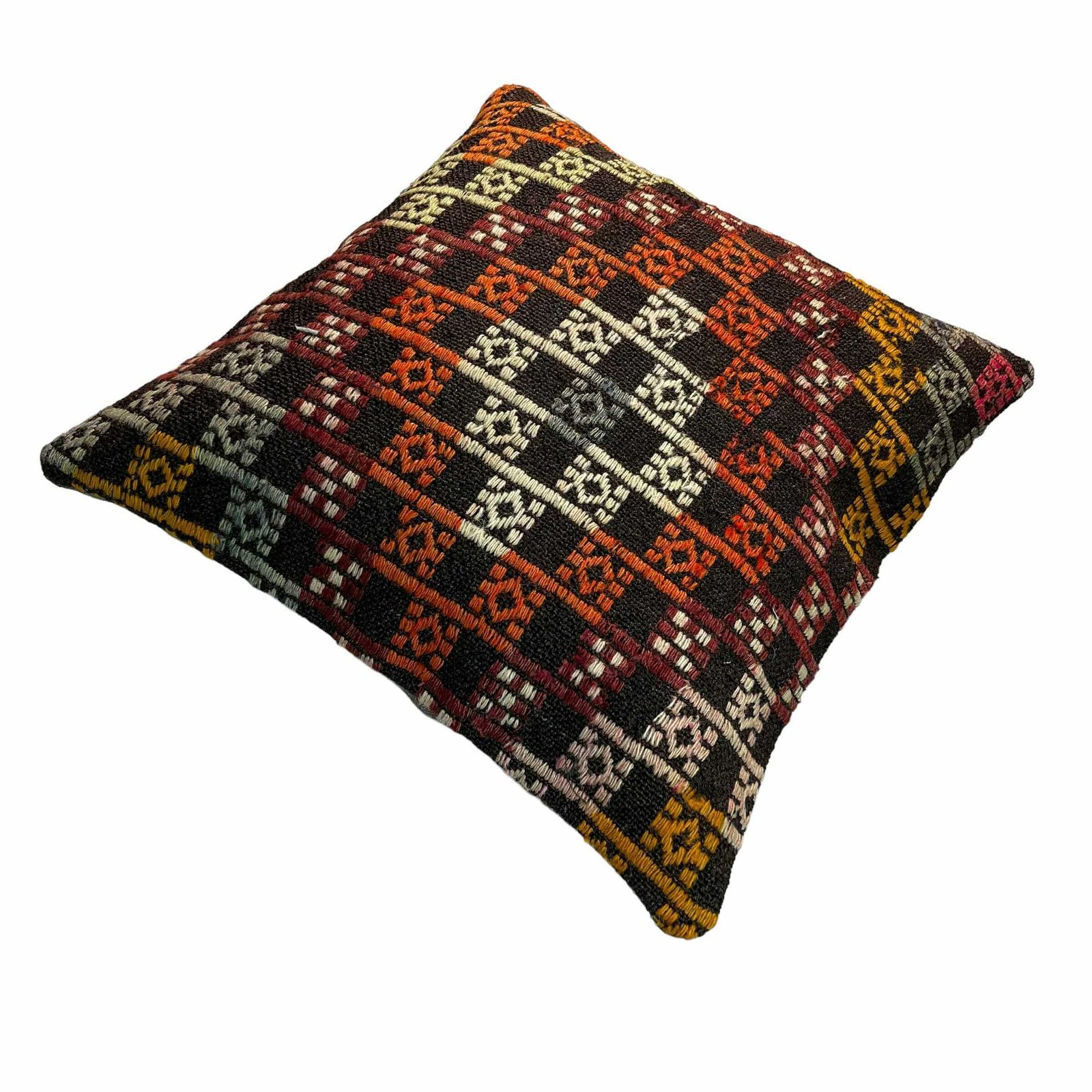 photo for sale Ethnic Kilim Pillow, 18x18 Pillow Cover, Bohemian Kilim Pillow, Handwoven Kilim Pillow, Sofa Throw Pillow, Meditation Kilim Cover