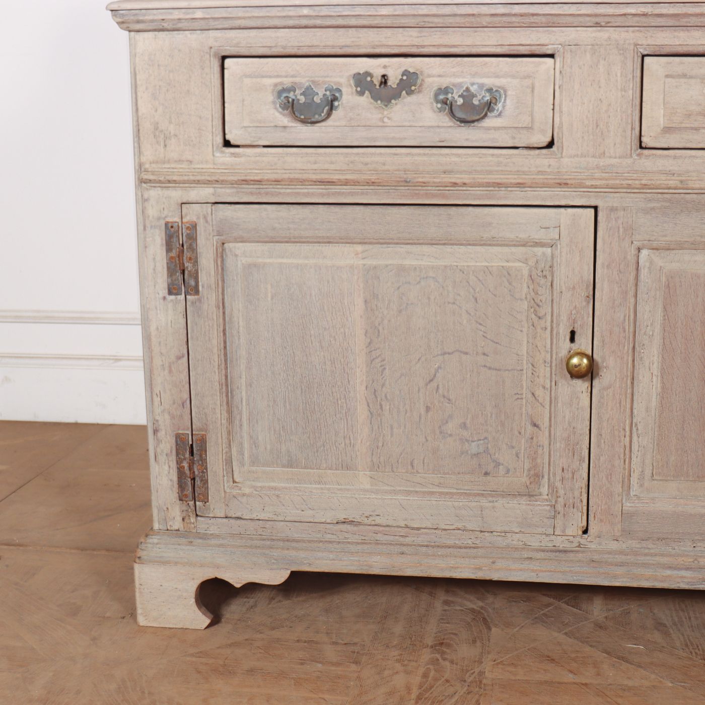 18th Century Bleached Oak Dresser Base photo for sale