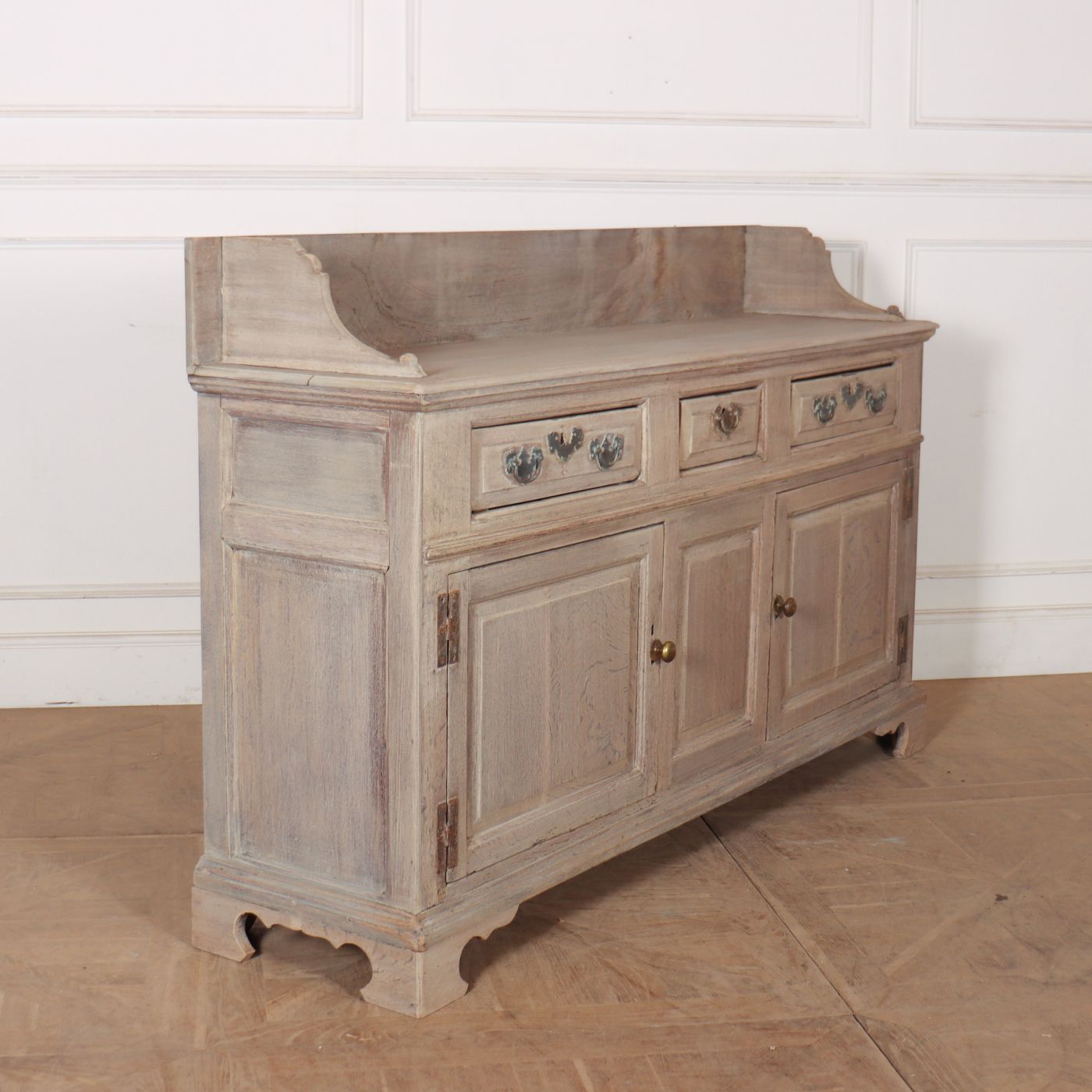 18th Century Bleached Oak Dresser Base photo vinterior