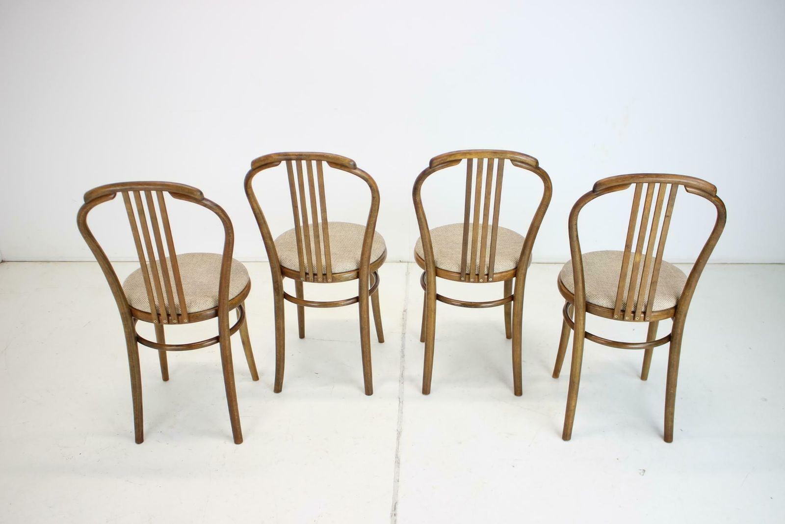 Set Of Four Dining Chairs By Ton, 1994 photo Furniture