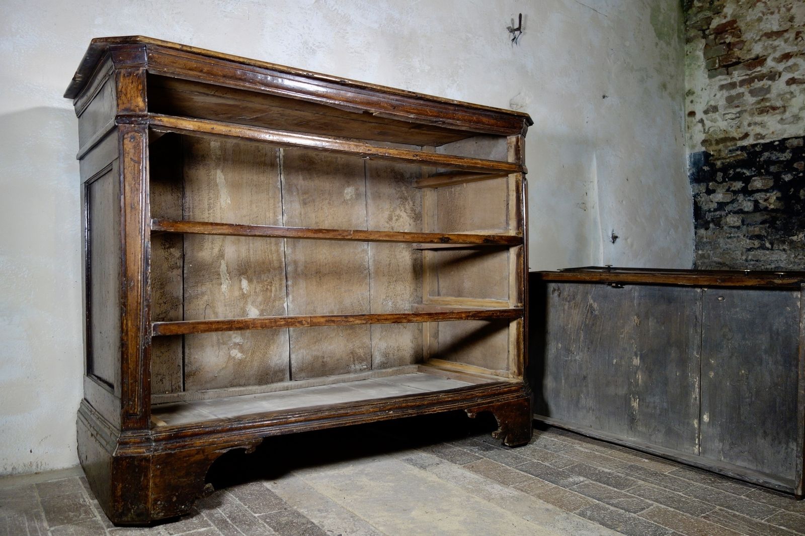 Large Scale 17th Century North Italian Walnut Commode photo for sale