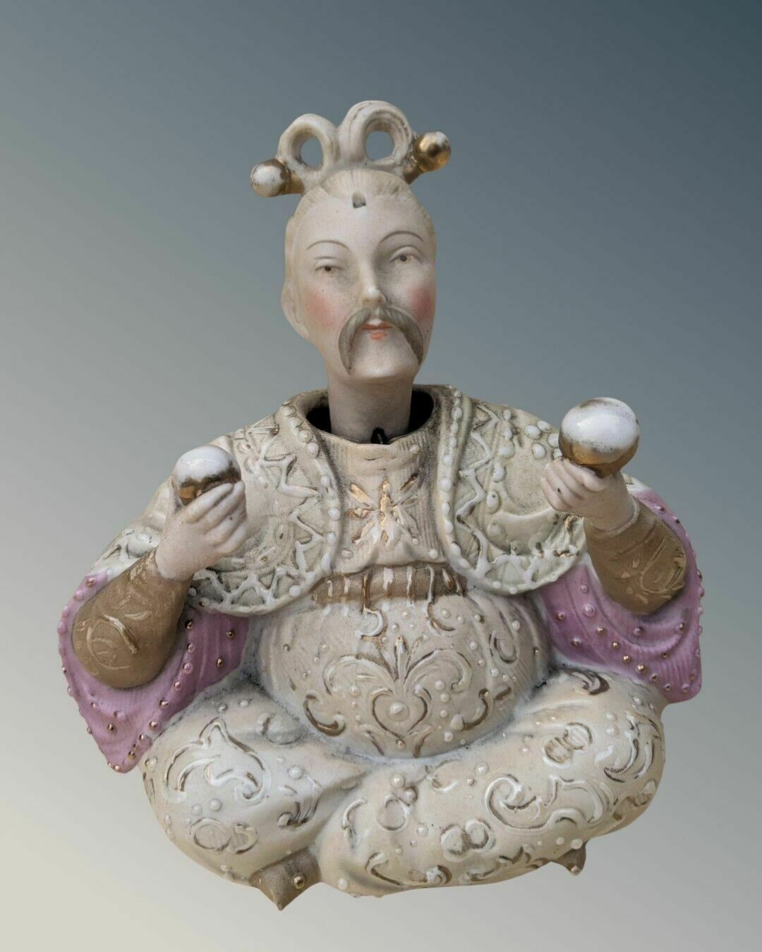Pair Of Antique Chinese ‘Nodding Head' Porcelain Figures photo furniture