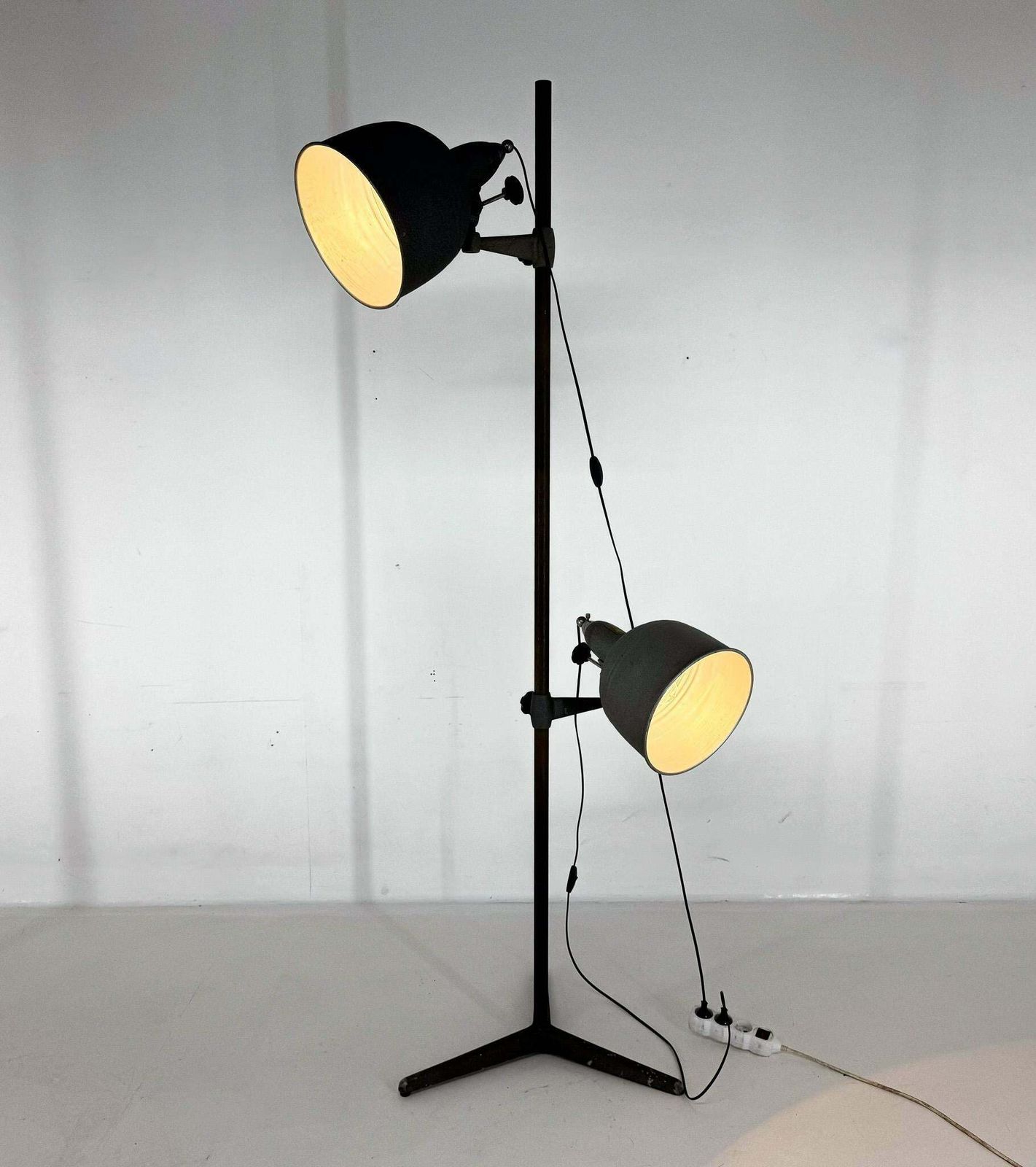 Mid Century Italian Photo Film Studio Floor Spot Light Lamp photo for sale