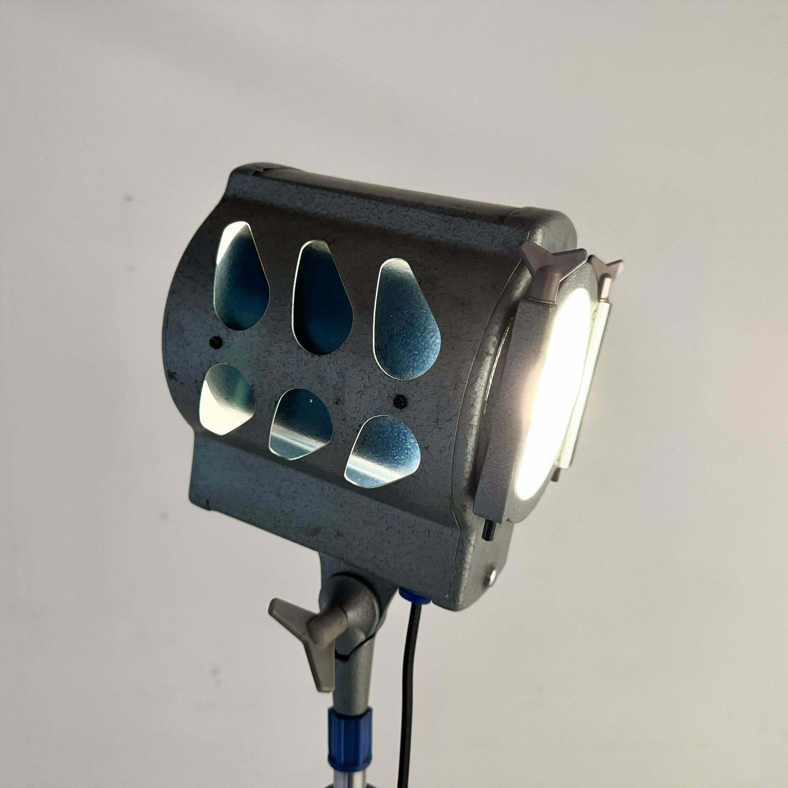 692.0 Mid Century Adjustable Italian Cinema Floor Lamp, 1950s 1960s photo