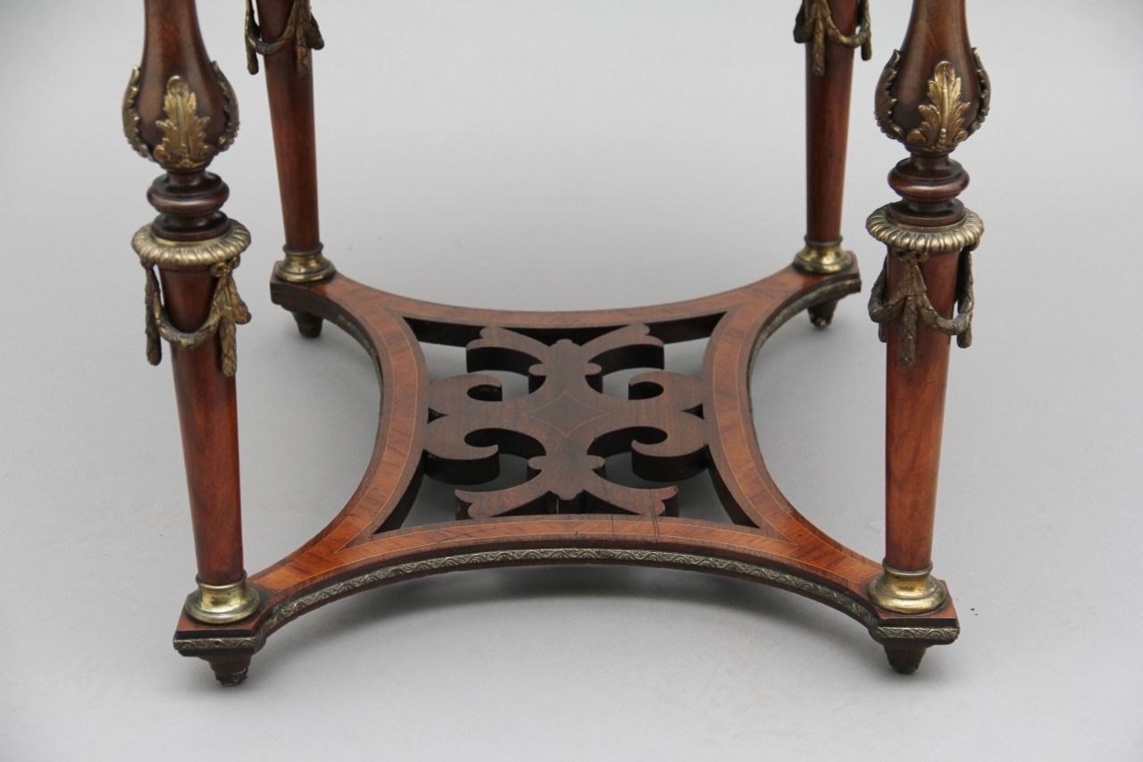 photo vintage 19th Century Kingwood And Ormolu Mounted Partners Desk